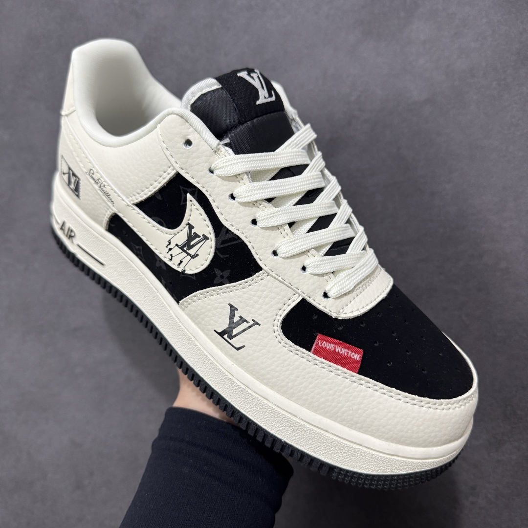 图片[3]-【定制版】Nike Air Force 1\’07 Low LV联名 空军一号低帮休闲板鞋  #原楦头原纸板 高端定制鞋盒 原厂鞋底 超高清洁度 细节完美 货号：DF0188-137  尺码：36 36.5 37.5 38 38.5 39 40 40.5 41 42 42.5 43 44 44.5 45-选品中心