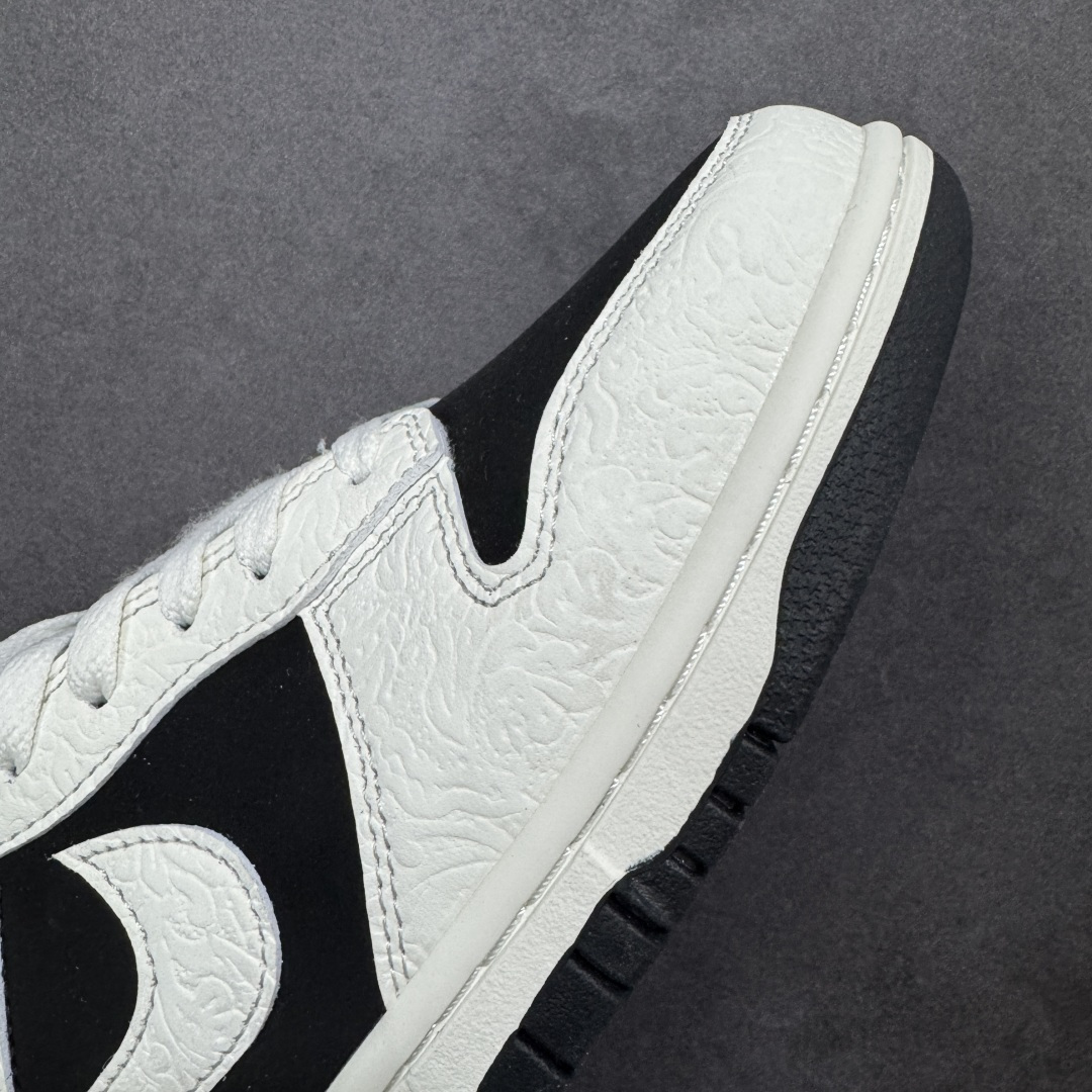 图片[5]-【纯原YC版】Nike Dunk Embossed Baroque 黑白 此款以简约大方的造型设计，给人以随性休闲的时尚格调，穿着舒适轻便，运动灵活自如，满足日常个性穿搭。 货号： IF3944-001 尺码： 35.5 36 36.5 37.5 38 38.5 39 40 40.5 41 42 42.5 43 44-选品中心