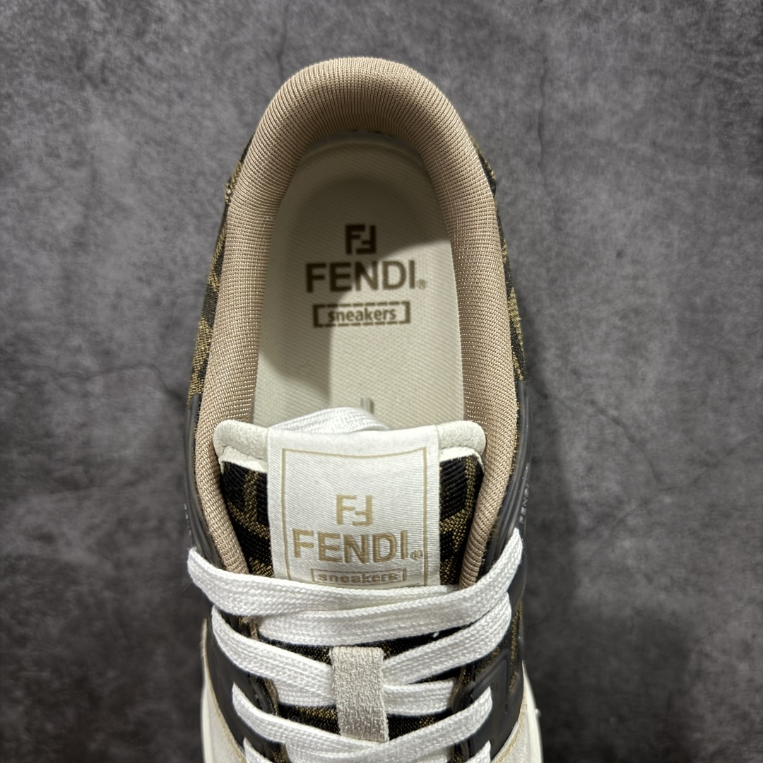 图片[8]-【YS纯原】广奢高端货 FENDI芬迪 Match 绒面皮革 压纹系带 男女同款 黑白红底经典款 ✦ 官方同源渠道 · 原装订单 ✦ 专柜全套包装＋原装配件齐全 ✦ 鞋底内置核心防伪芯片 · 可感应 ✦ FENDI Match 最新爆款情侣款板鞋 ✦ 高工艺无缝细空胶技术 ✦ 贴楦误差仅 0.05mm ✦ 固特异内外锁死工艺 ✦ 最大弯折也不开胶 · 环保无异味 ✦ 麂皮＋胶片拼接鞋面，质感更高级 ✦ Logo内里使用毛巾绒MX，脚感细腻温柔 尺码：35-45-选品中心