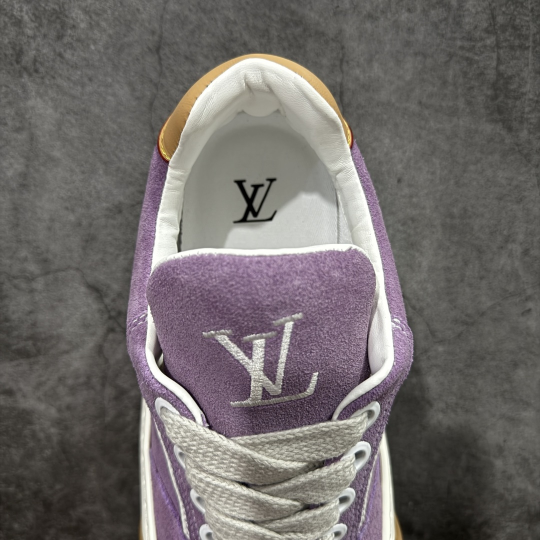 图片[8]-【YS纯原】广奢高端货正确版LOUIS VUITTON Tilted 系列 LV饼干鞋｜2026 早春全新上架 LV 路易威登 Tilted Low Sneakers 倾斜系列低帮复古休闲运动板鞋 男鞋｜广东原产｜市售顶级版本 ✦ 升级原楦型开发纸版，鞋型更立体更正 ✦ Monogram 丹宁布鞋面，质感高级耐看 ✦ 鞋垫嵌入EVA软脚感物料，回弹舒适 ✦ 后跟耐弯折滴塑支撑片，稳定不塌 ✦ 全新开发TPR光泽组合隔色鞋底 ✦ LV组合 TPU 生胶底结构，行走稳、耐磨强 ✦ 原版购入开发 ✦ 厚实抽屉式礼品鞋盒 ✦ 原装包装说明书＋防尘布袋 ✦ 附送官方快递加固牛皮纸外盒 法国巴黎百年奢侈品牌 LOUIS VUITTON 路易威登 尺码：40 41 42 43 44 45-选品中心
