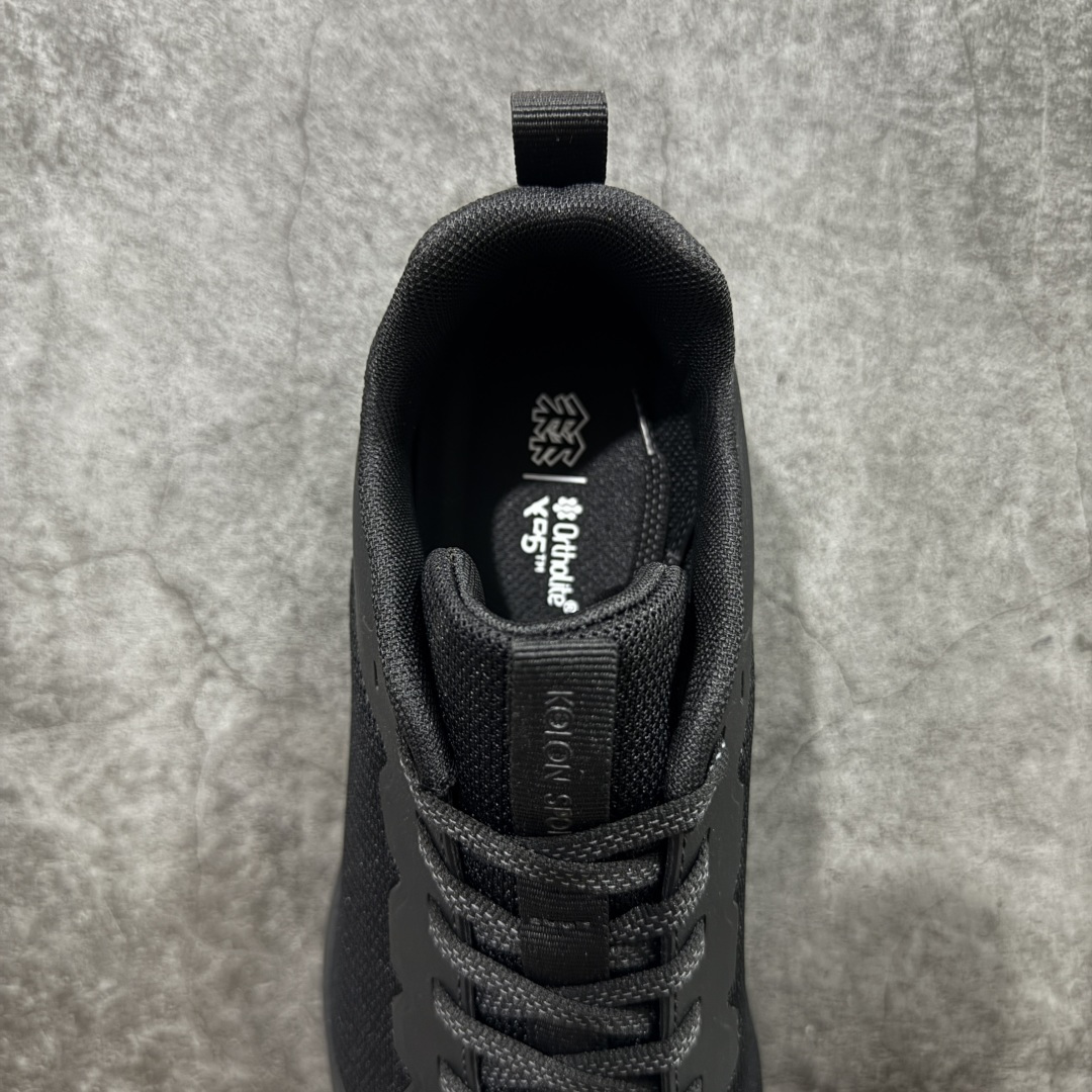 图片[8]-【莞产版本】可隆KOLON SPORT Skyler 2 舒适柔软 防水支撑轻便回弹 低帮 徒步鞋 黑色 脚感软到像踩云朵☁️—鞋面柔软贴合脚型，走石子路也不硌脚；防滑V黄金大底纹路深似锯齿，泥地、陡坡都稳稳拿捏，下雨天也不怕打滑。黑色耐脏又百搭，日常穿去上班是低调质感，进山徒步是可靠装备，从城市到山野，一双鞋承包所有 “出走计划” 尺码：39-45-选品中心