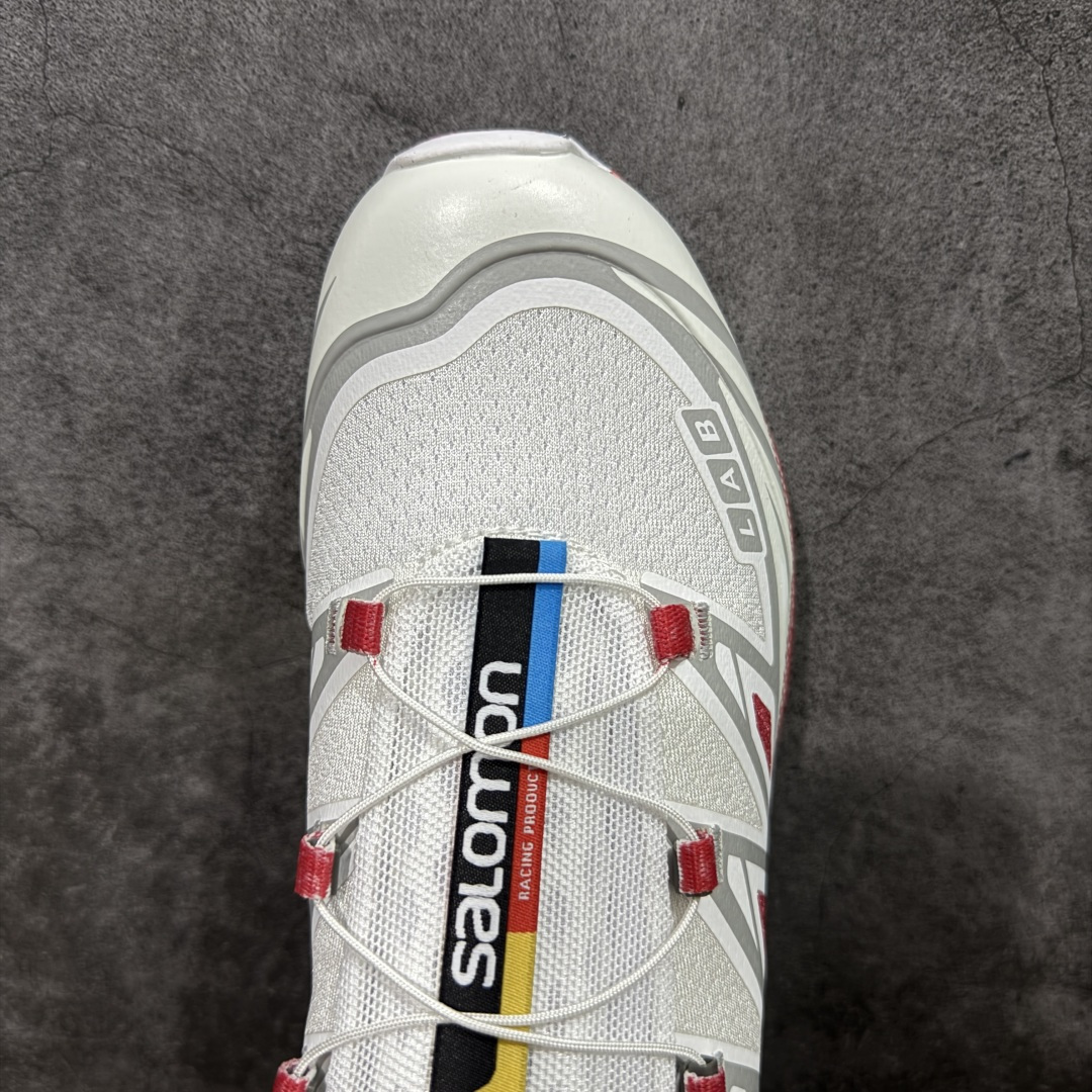 图片[5]-【莞产定制版】SALOMON XT-6 GTX萨洛蒙潮流越野机能户外功能鞋 涂鸦手绘 412529 纯原外贸平台特供订单 耗时半年巨作 全套原纸板楦头开发 原厂特供网布配套加持 确保原汁原味 完美呈现版型 原档数据独家私模五层组合大底 原装Ortholite轻量化鞋垫 中底布带钢印编号 原厂TPU锁扣 进口港宝加持 后跟自然饱满 还原公司包裹性 鞋面以“锯齿”状的包裹系统呈现 在基色底之下加入了各种色点缀 将公司的最新技术和时尚前卫的造型融入耐用的长跑款式中 鞋面由 TPU 薄膜制成 并焊接在高耐磨网眼上 使其既时尚又坚固 由 ACS底盘支撑 可增强稳定性和支撑力 以及由橡胶凸耳 Contragrip外底覆盖的 EVA 缓冲中底 旨在应对崎岖的地形 鞋舌上的彩色Salomon 标签、Quicklace 系统以及鞋头、鞋舌和鞋跟上的附加品牌使细节更加完美 让穿着者可以轻松驾驭户外与通勤下的任何运动生活场景 无缝鞋身户外随意纵横 颜值与脚感兼备 出街通勤 绝对非常吸睛 你值得拥有 尺码：37-45-选品中心