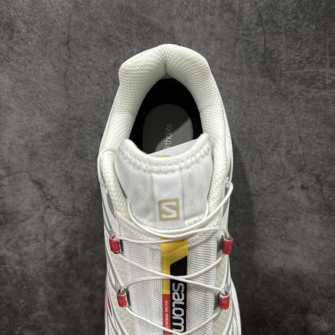 图片[8]-【莞产定制版】SALOMON XT-6 GTX萨洛蒙潮流越野机能户外功能鞋 涂鸦手绘 412529 纯原外贸平台特供订单 耗时半年巨作 全套原纸板楦头开发 原厂特供网布配套加持 确保原汁原味 完美呈现版型 原档数据独家私模五层组合大底 原装Ortholite轻量化鞋垫 中底布带钢印编号 原厂TPU锁扣 进口港宝加持 后跟自然饱满 还原公司包裹性 鞋面以“锯齿”状的包裹系统呈现 在基色底之下加入了各种色点缀 将公司的最新技术和时尚前卫的造型融入耐用的长跑款式中 鞋面由 TPU 薄膜制成 并焊接在高耐磨网眼上 使其既时尚又坚固 由 ACS底盘支撑 可增强稳定性和支撑力 以及由橡胶凸耳 Contragrip外底覆盖的 EVA 缓冲中底 旨在应对崎岖的地形 鞋舌上的彩色Salomon 标签、Quicklace 系统以及鞋头、鞋舌和鞋跟上的附加品牌使细节更加完美 让穿着者可以轻松驾驭户外与通勤下的任何运动生活场景 无缝鞋身户外随意纵横 颜值与脚感兼备 出街通勤 绝对非常吸睛 你值得拥有 尺码：37-45-选品中心