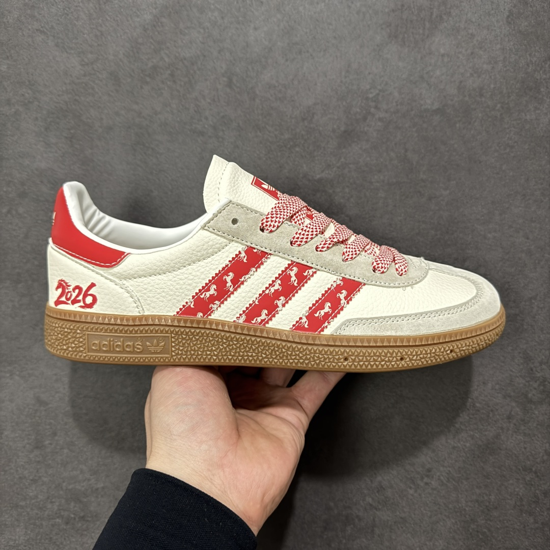 【定制版】adidas SAMBA OG F马年联名款 德训鞋 大厂纯原品质出货 超高清洁度 细节完美 舒适百搭 低帮休闲板鞋 男女同款 货号 JJ2620 尺码：36 36.5 37.5 38 38.5 39 40 40.5 41 42 42.5 43 44 45-选品中心