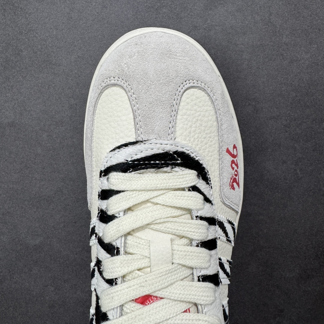 图片[8]-【定制版】adidas SAMBA OG F马年联名款 德训鞋 大厂纯原品质出货 超高清洁度 细节完美 舒适百搭 低帮休闲板鞋 男女同款 货号 JJ2601 尺码：36 36.5 37.5 38 38.5 39 40 40.5 41 42 42.5 43 44 45-选品中心