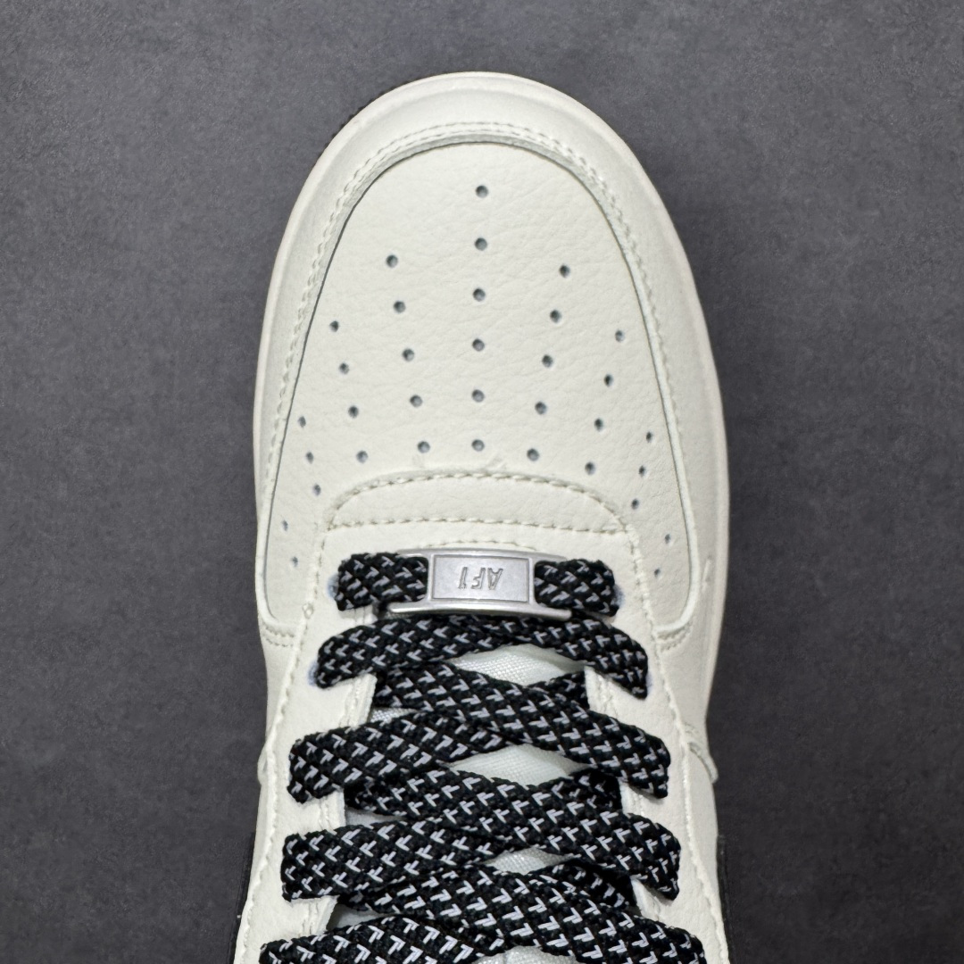 图片[8]-【定制版】NIke Air Force 1 \’07 Low “NIKE压纹——米白黑树纹”空军一号 低帮 运动鞋 休闲鞋 折边针车 工艺难度大 原楦头原纸板 原装鞋盒 定制五金配件 内置全掌气垫 原厂鞋底 货号：SM6668-120 尺码：36 36.5 37.5 38 38.5 39 40 40.5 41 42 42.5 43 44 44.5 45-选品中心
