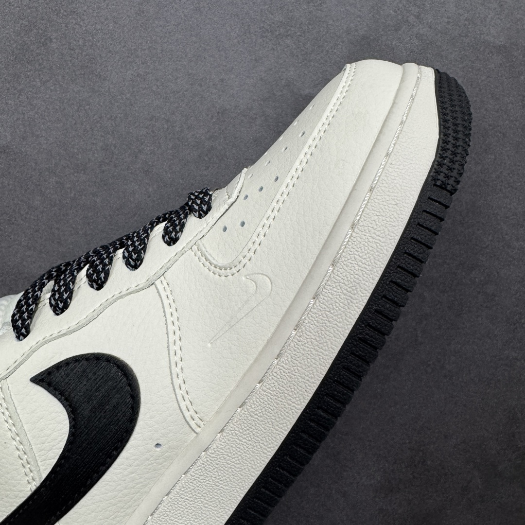 图片[5]-【定制版】NIke Air Force 1 \’07 Low “NIKE压纹——米白黑树纹”空军一号 低帮 运动鞋 休闲鞋 折边针车 工艺难度大 原楦头原纸板 原装鞋盒 定制五金配件 内置全掌气垫 原厂鞋底 货号：SM6668-120 尺码：36 36.5 37.5 38 38.5 39 40 40.5 41 42 42.5 43 44 44.5 45-选品中心