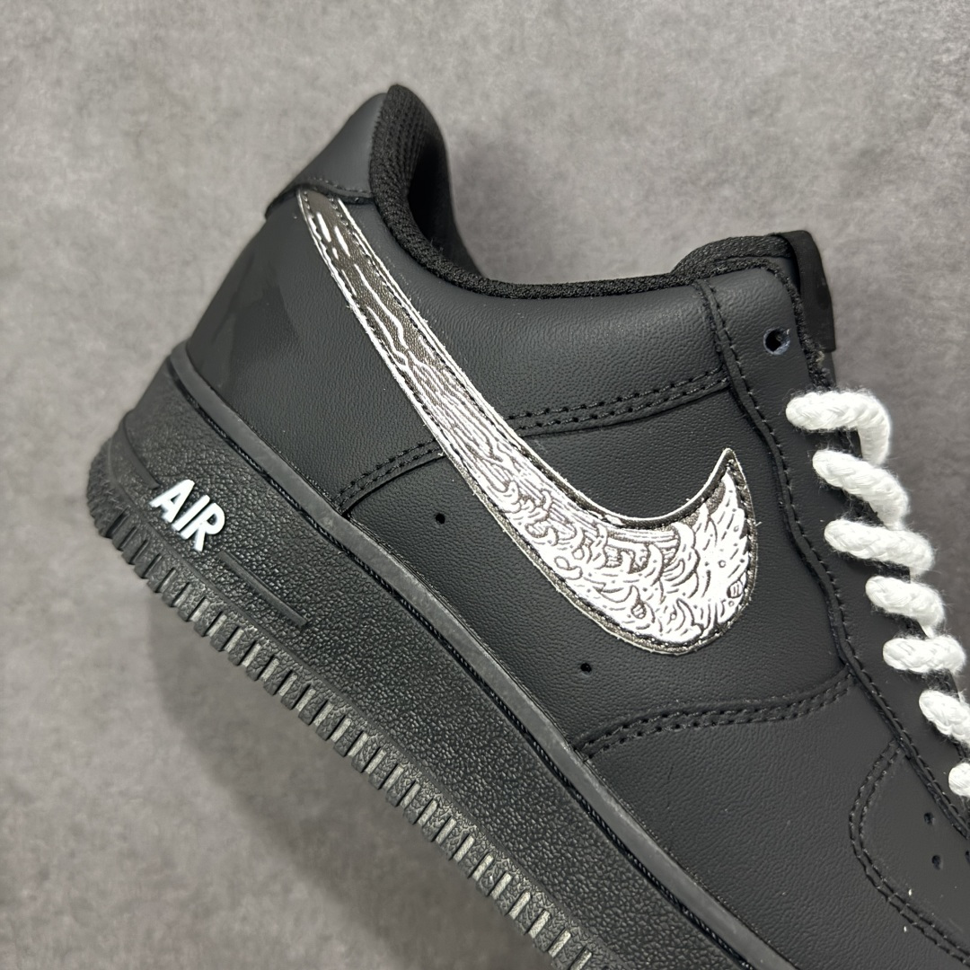 图片[5]-【定制版】爆款定制 二次元主题 Nike Air Force 1 Low’07 黑纹勾 空军一号低帮休闲板鞋 定制皮料 原厂3D打印 定制鞋盒 原楦原纸板 纯正空军版型 内置全掌气垫 货号：ZH0316-123 尺码：36 36.5 37.5 38 38.5 39 40 40.5 41 42 42.5 43 44 44.5 45-选品中心
