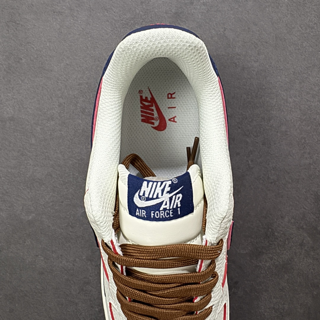 图片[7]-【定制版】公司级NIke Air Force 1 \’07 Low “奶白蓝红斑点” 空军一号低帮 运动鞋 休闲鞋 折边针车 工艺难度大 原楦头原纸板 高端定制鞋盒 原厂鞋底 超高清洁度 细节完美 货号：NH0601-545 尺码：36 36.5 37.5 38 38.5 39 40 40.5 41 42 42.5 43 44 44.5 45-选品中心