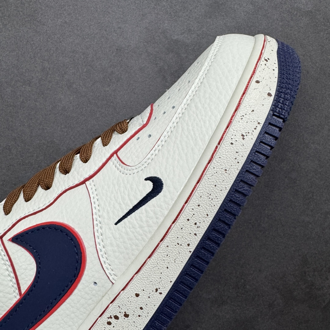 图片[5]-【定制版】公司级NIke Air Force 1 \’07 Low “奶白蓝红斑点” 空军一号低帮 运动鞋 休闲鞋 折边针车 工艺难度大 原楦头原纸板 高端定制鞋盒 原厂鞋底 超高清洁度 细节完美 货号：NH0601-545 尺码：36 36.5 37.5 38 38.5 39 40 40.5 41 42 42.5 43 44 44.5 45-选品中心