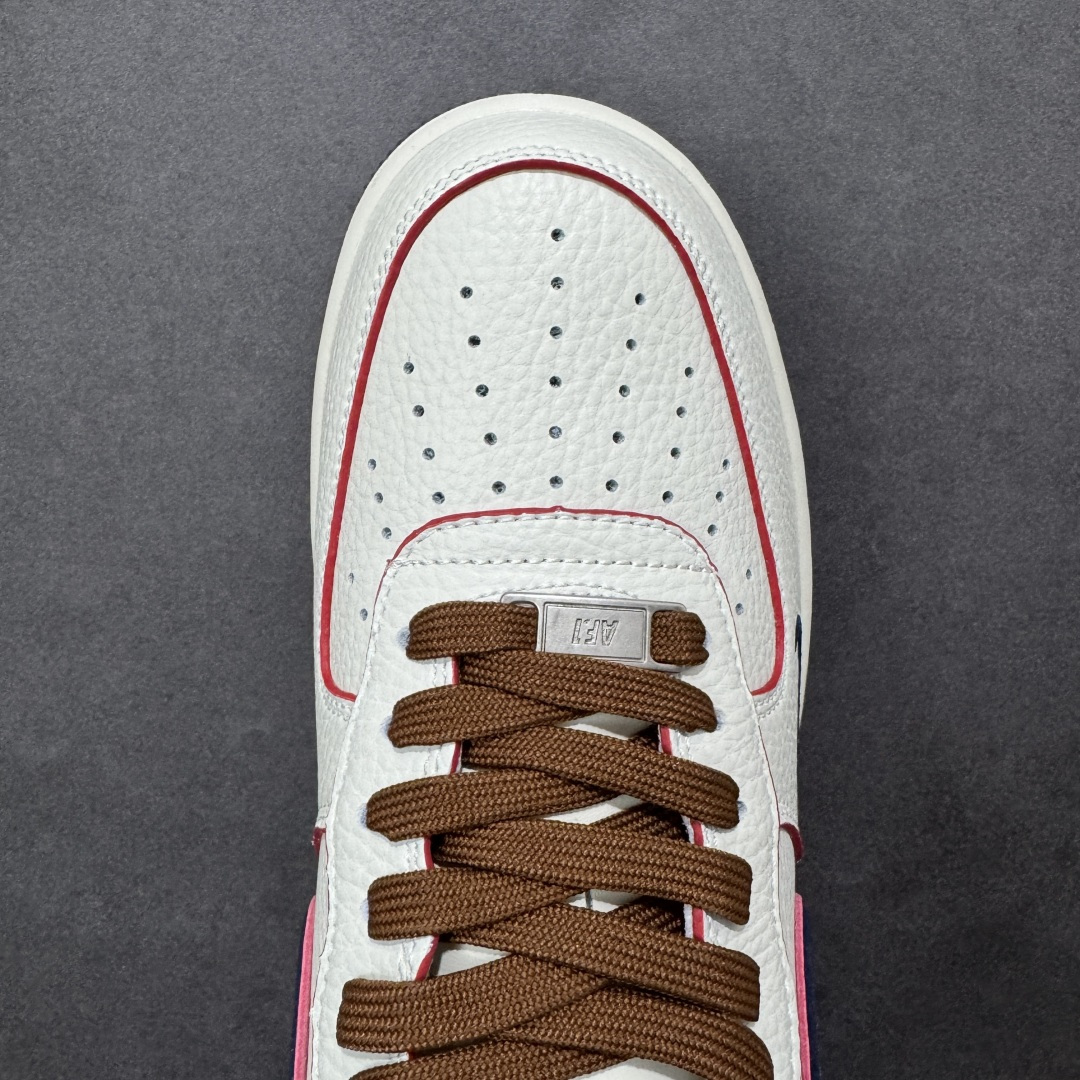 图片[8]-【定制版】公司级NIke Air Force 1 \’07 Low “奶白蓝红斑点” 空军一号低帮 运动鞋 休闲鞋 折边针车 工艺难度大 原楦头原纸板 高端定制鞋盒 原厂鞋底 超高清洁度 细节完美 货号：NH0601-545 尺码：36 36.5 37.5 38 38.5 39 40 40.5 41 42 42.5 43 44 44.5 45-选品中心