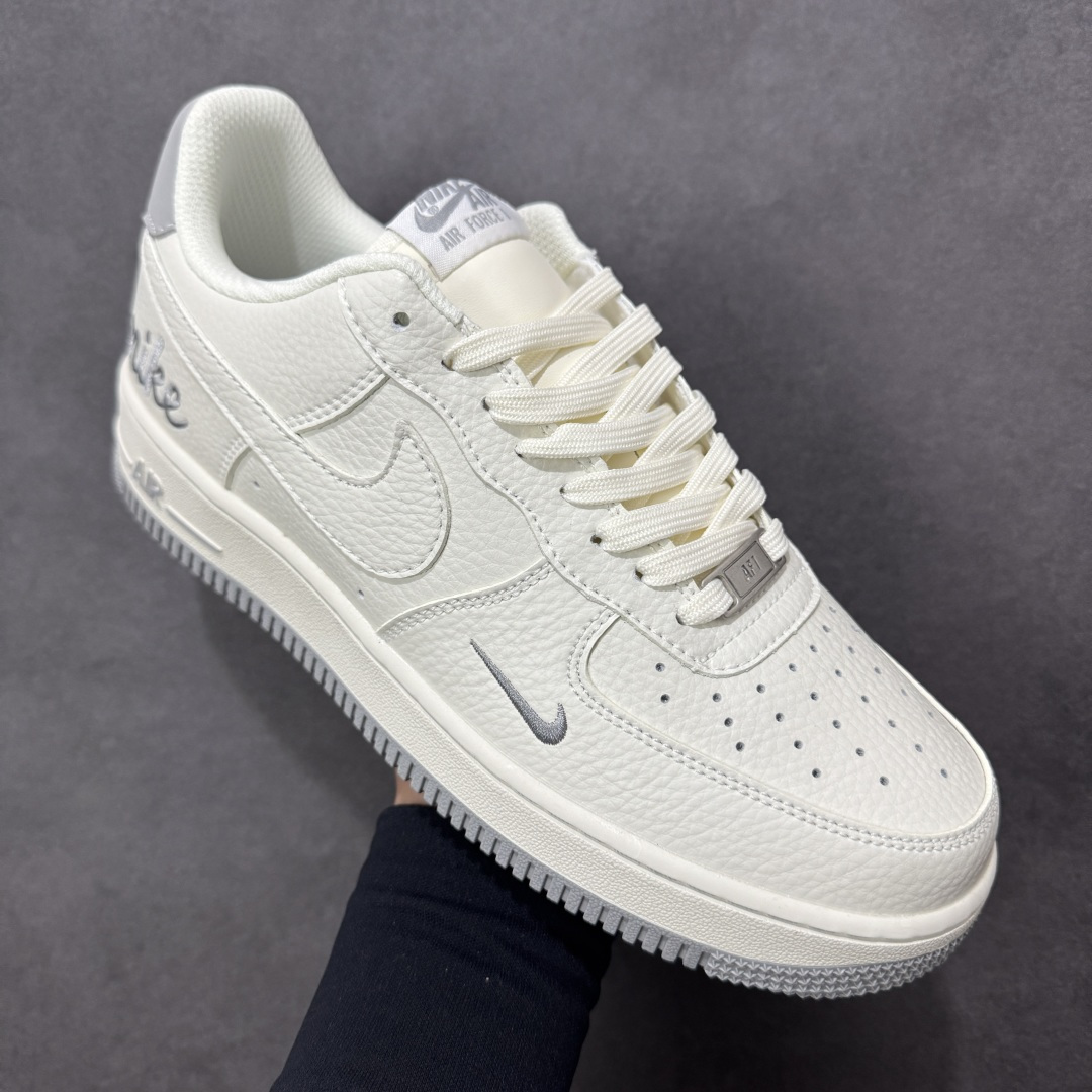 图片[3]-【定制版】公司级NIke Air Force 1 \’07 Low “奶白雾灰” 空军一号低帮 运动鞋 休闲鞋 折边针车 工艺难度大 原楦头原纸板 高端定制鞋盒 原厂鞋底 超高清洁度 细节完美 货号：NH0601-543 尺码：36 36.5 37.5 38 38.5 39 40 40.5 41 42 42.5 43 44 44.5 45-选品中心