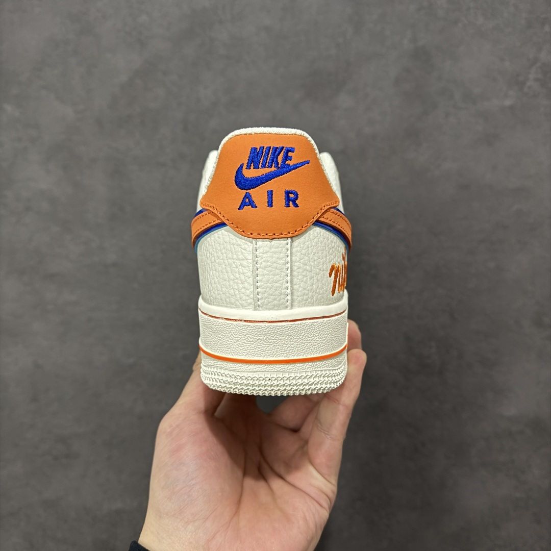 图片[4]-【定制版】公司级NIke Air Force 1 \’07 Low “奶白橙蓝” 空军一号低帮 运动鞋 休闲鞋 折边针车 工艺难度大 原楦头原纸板 高端定制鞋盒 原厂鞋底 超高清洁度 细节完美 货号：NH0601-542 尺码：36 36.5 37.5 38 38.5 39 40 40.5 41 42 42.5 43 44 44.5 45-选品中心