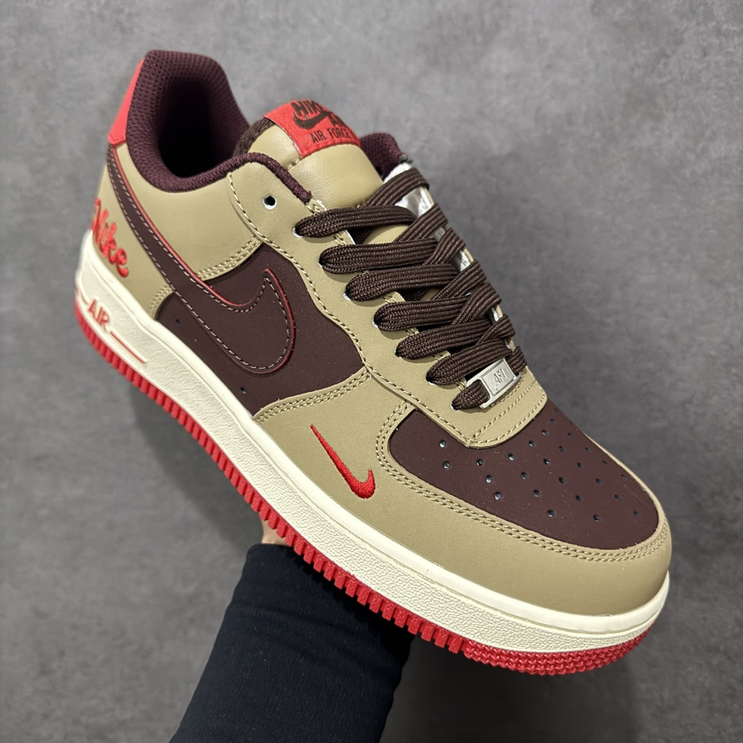 公司级NIke Air Force 1 '07 Low “赤褐暖棕” 空军一号低帮 运动鞋 休闲鞋 折边
