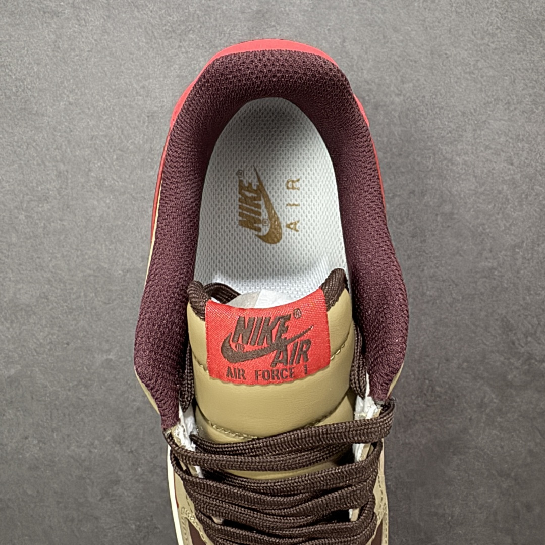 公司级NIke Air Force 1 '07 Low “赤褐暖棕” 空军一号低帮 运动鞋 休闲鞋 折边