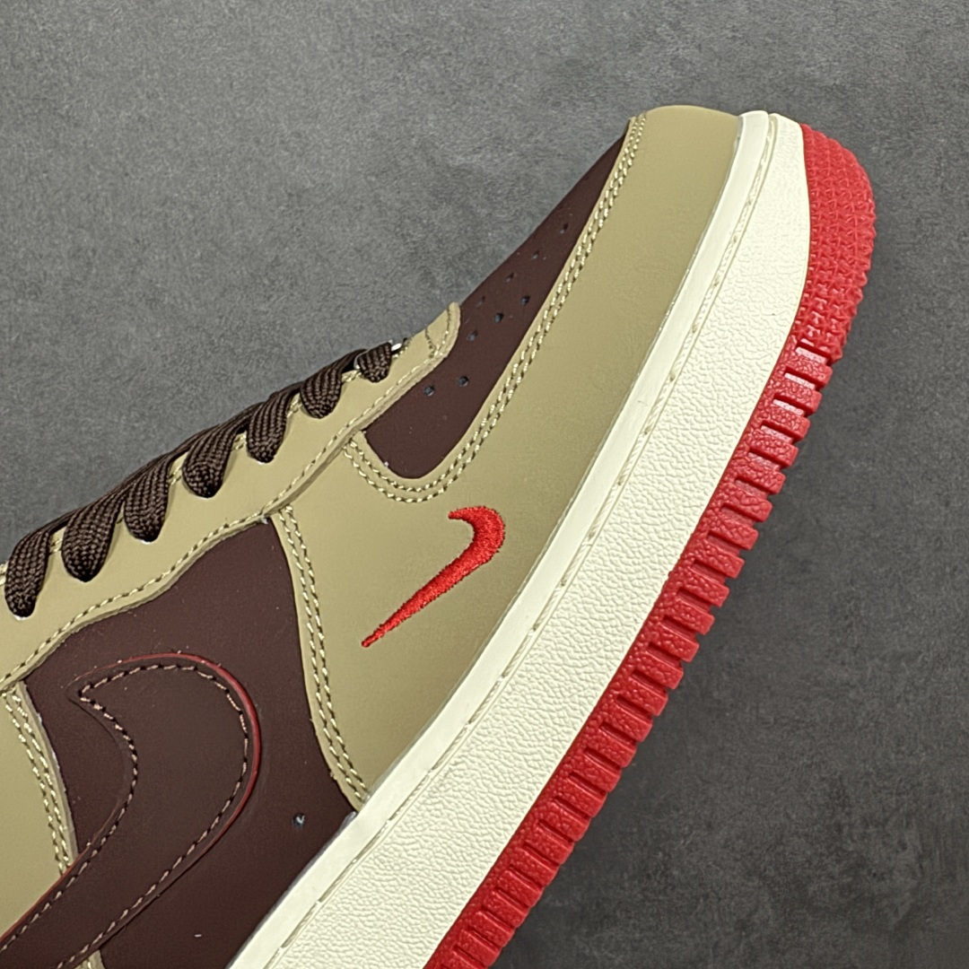 公司级NIke Air Force 1 '07 Low “赤褐暖棕” 空军一号低帮 运动鞋 休闲鞋 折边