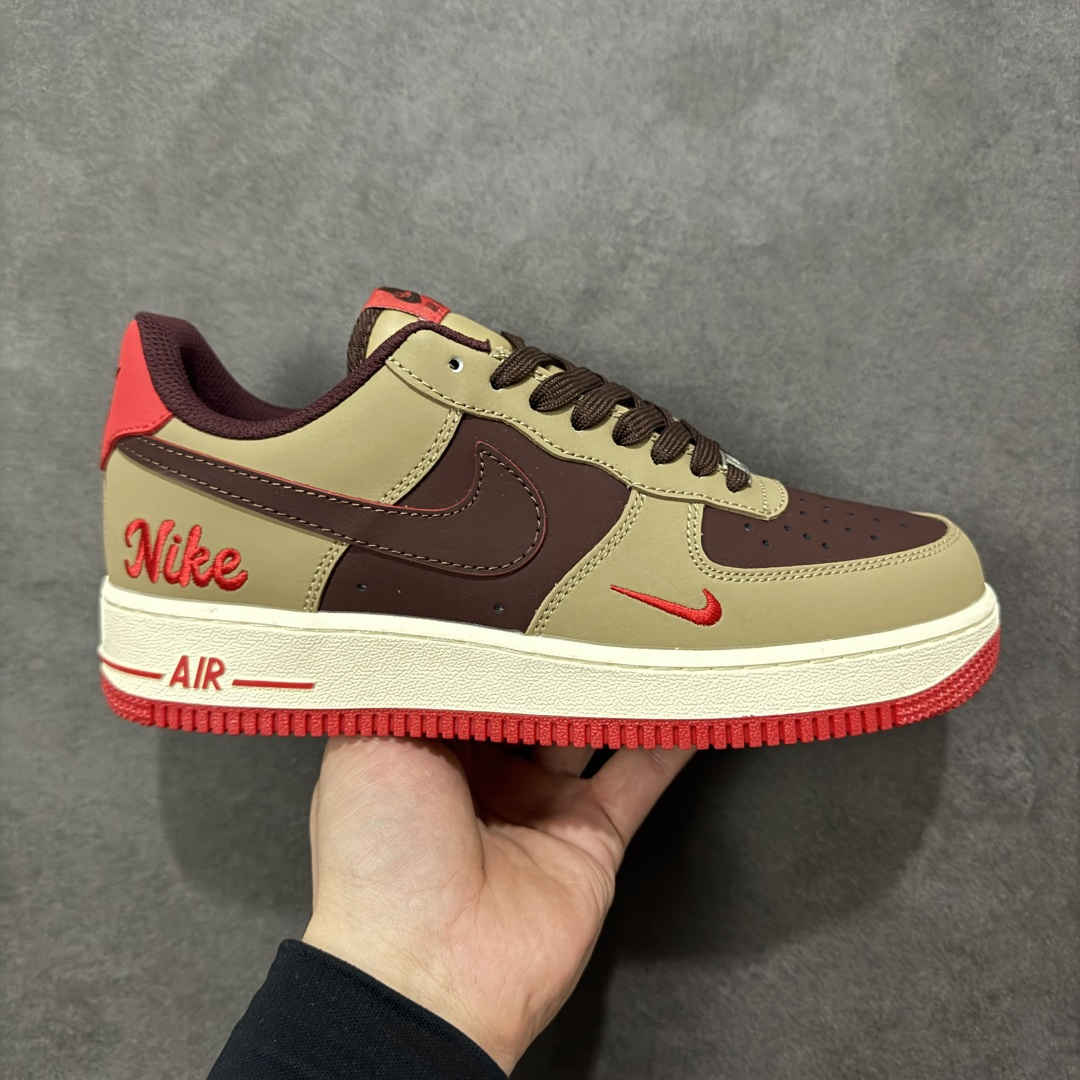 公司级NIke Air Force 1 '07 Low “赤褐暖棕” 空军一号低帮 运动鞋 休闲鞋 折边