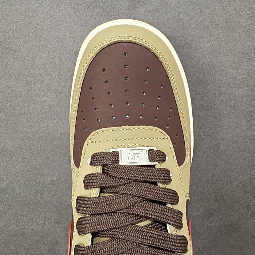 公司级NIke Air Force 1 '07 Low “赤褐暖棕” 空军一号低帮 运动鞋 休闲鞋 折边