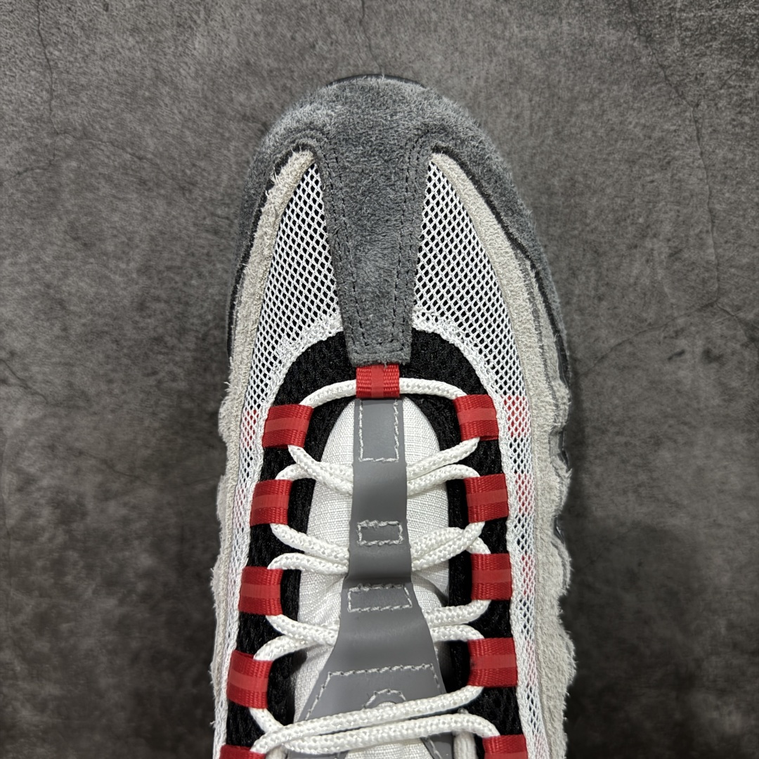 图片[5]-【GX纯原】UNDEFEATED x Nike Air Max 95 OG Big Bubble 灰红 货号：IB4523-003 外贸顶级专供 区别先行版 全部配色原鞋原尺码开发生产 极致还原 全部原厂材料一比一打造 一眼ZP既视感 欢迎对比市场版本 尺码：40 40.5 41 42 42.5 43 44 44.5 45 46 46.5 47.5 48 48.5-选品中心