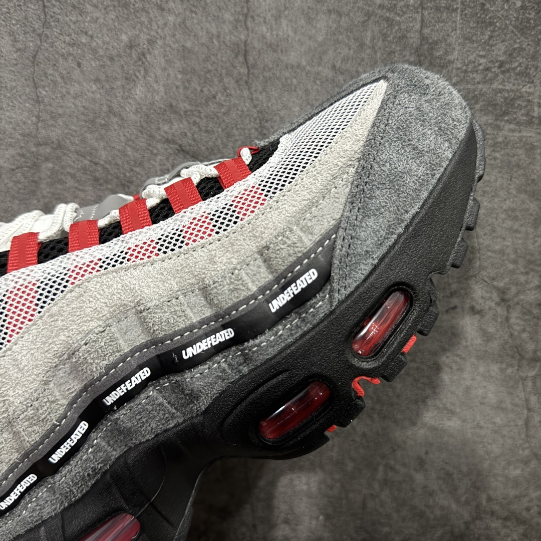 图片[6]-【GX纯原】UNDEFEATED x Nike Air Max 95 OG Big Bubble 灰红 货号：IB4523-003 外贸顶级专供 区别先行版 全部配色原鞋原尺码开发生产 极致还原 全部原厂材料一比一打造 一眼ZP既视感 欢迎对比市场版本 尺码：40 40.5 41 42 42.5 43 44 44.5 45 46 46.5 47.5 48 48.5-选品中心