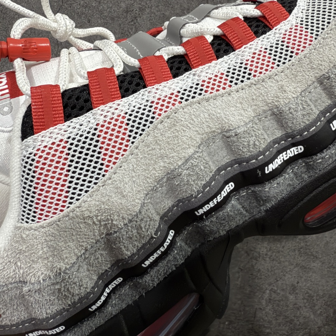 图片[4]-【GX纯原】UNDEFEATED x Nike Air Max 95 OG Big Bubble 灰红 货号：IB4523-003 外贸顶级专供 区别先行版 全部配色原鞋原尺码开发生产 极致还原 全部原厂材料一比一打造 一眼ZP既视感 欢迎对比市场版本 尺码：40 40.5 41 42 42.5 43 44 44.5 45 46 46.5 47.5 48 48.5-选品中心