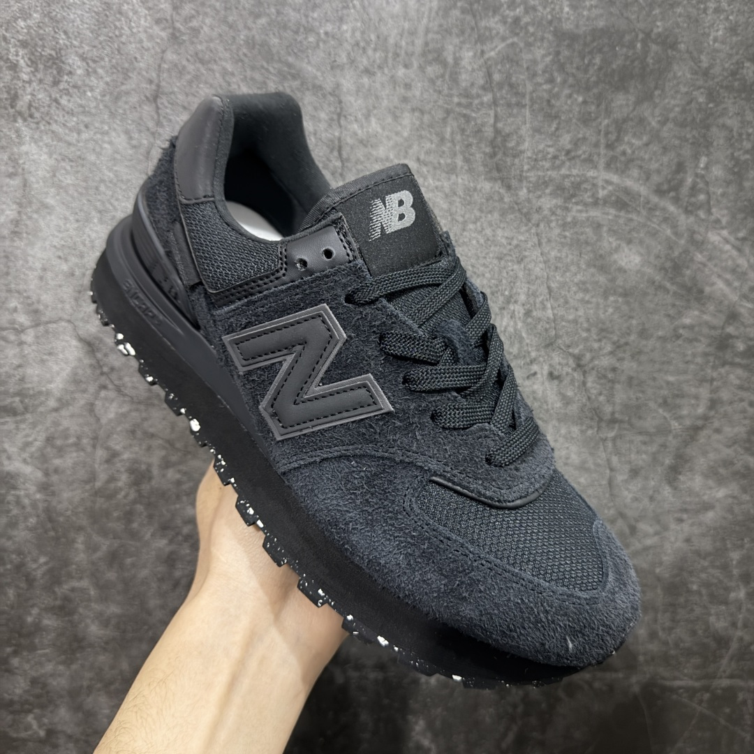 图片[3]-【公司级】New Balance NB 574棕蓝色 复古运动跑步鞋 采用猪巴革组合网织物鞋面材质 全新4层组合独立私模大底 货号：U574LGMT 尺码：36 36.5 37.5 38 38.5 39 40 40.5 41.5 42 42.5 43 44 45-选品中心