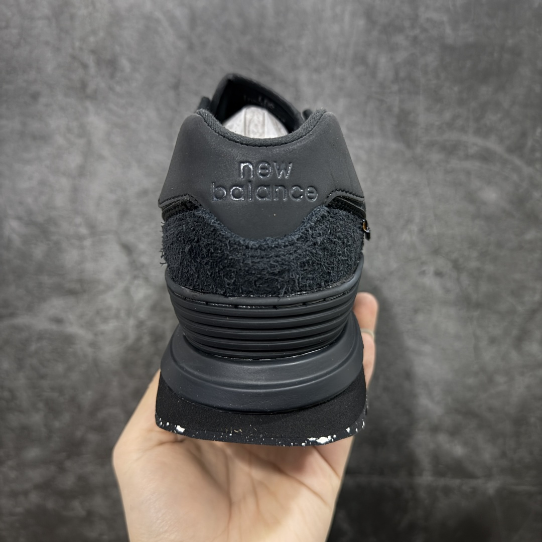 图片[4]-【公司级】New Balance NB 574棕蓝色 复古运动跑步鞋 采用猪巴革组合网织物鞋面材质 全新4层组合独立私模大底 货号：U574LGMT 尺码：36 36.5 37.5 38 38.5 39 40 40.5 41.5 42 42.5 43 44 45-选品中心