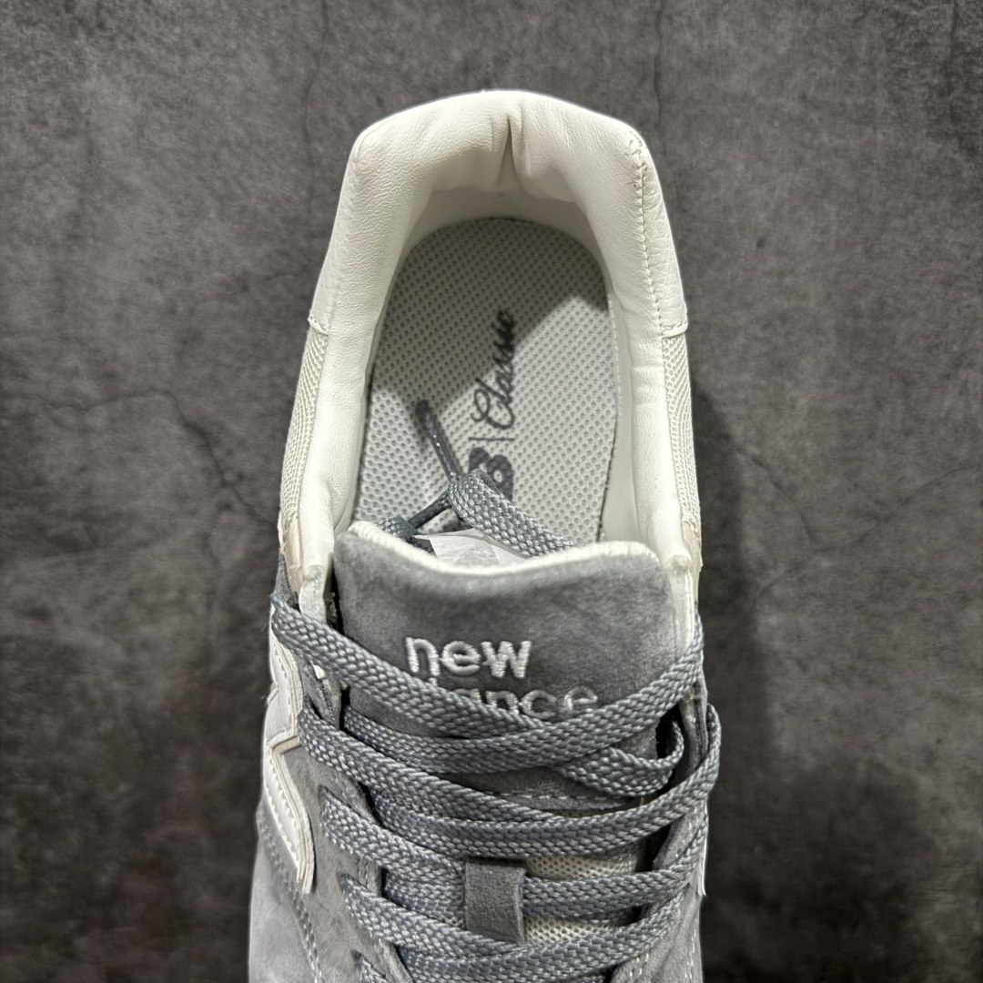 图片[8]-【公司级】New Balance NB 574棕蓝色 复古运动跑步鞋 采用猪巴革组合网织物鞋面材质 全新4层组合独立私模大底 货号：U574LGRG 尺码：36 36.5 37.5 38 38.5 39 40 40.5 41.5 42 42.5 43 44 45-选品中心