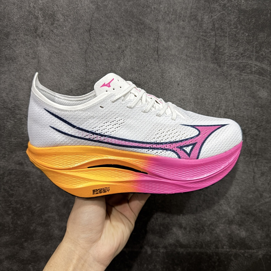 【纯原版】Mizuno WAVE REBELLION PRO 3 美津浓 舒适防滑耐磨 低帮跑步鞋 货号：U1GD253303 尺码：39 40 40.5 41 42 42.5 43 44 44.5 45-选品中心