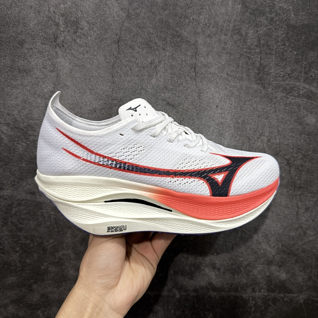 【纯原版】Mizuno WAVE REBELLION PRO 3 美津浓 舒适防滑耐磨 低帮跑步鞋 货号：U1GD253303 尺码：39 40 40.5 41 42 42.5 43 44 44.5 45-选品中心