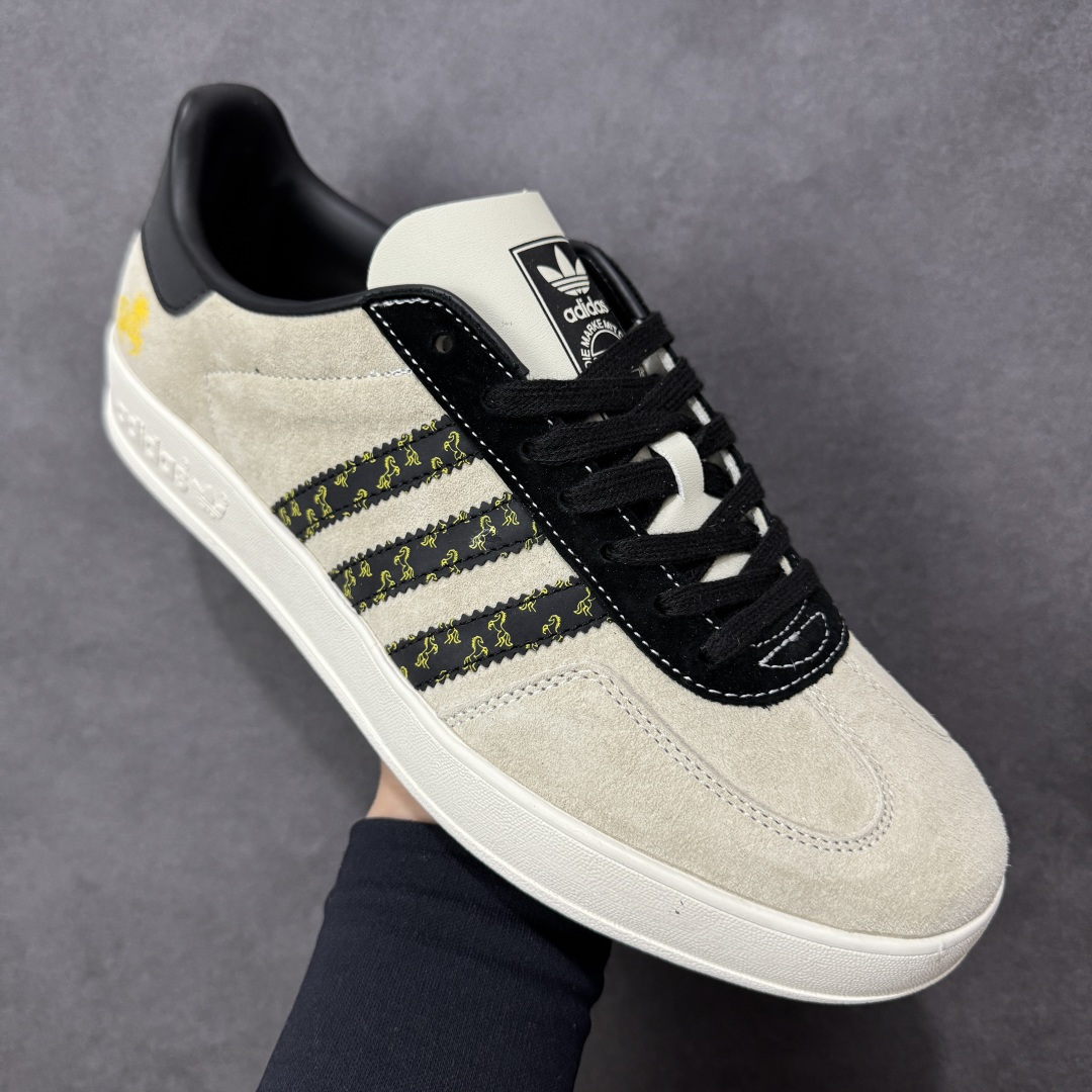 图片[3]-【定制版】Adidas Handball Spezial 马年限定 麂皮阿迪经典复古休闲板鞋 #原厂原档案开发出品 皮料切割干净无任何毛边 鞋型细节完美 超高清洁度 货号：LX0901 尺码：36 36.5 37 38 38.5 39 40 40.5 41 42 42.5 43 44 45-选品中心