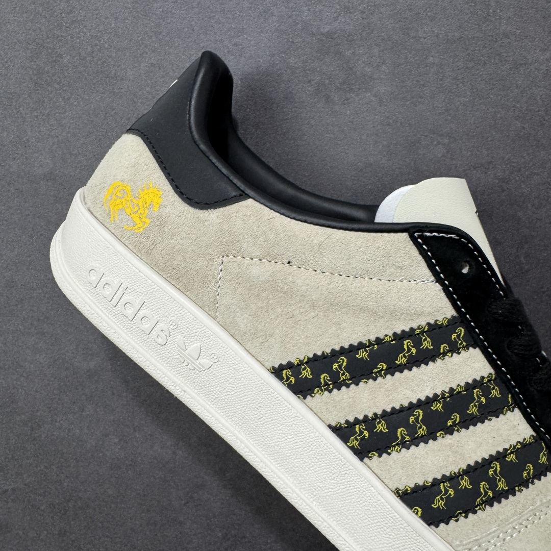 图片[6]-【定制版】Adidas Handball Spezial 马年限定 麂皮阿迪经典复古休闲板鞋 #原厂原档案开发出品 皮料切割干净无任何毛边 鞋型细节完美 超高清洁度 货号：LX0901 尺码：36 36.5 37 38 38.5 39 40 40.5 41 42 42.5 43 44 45-选品中心