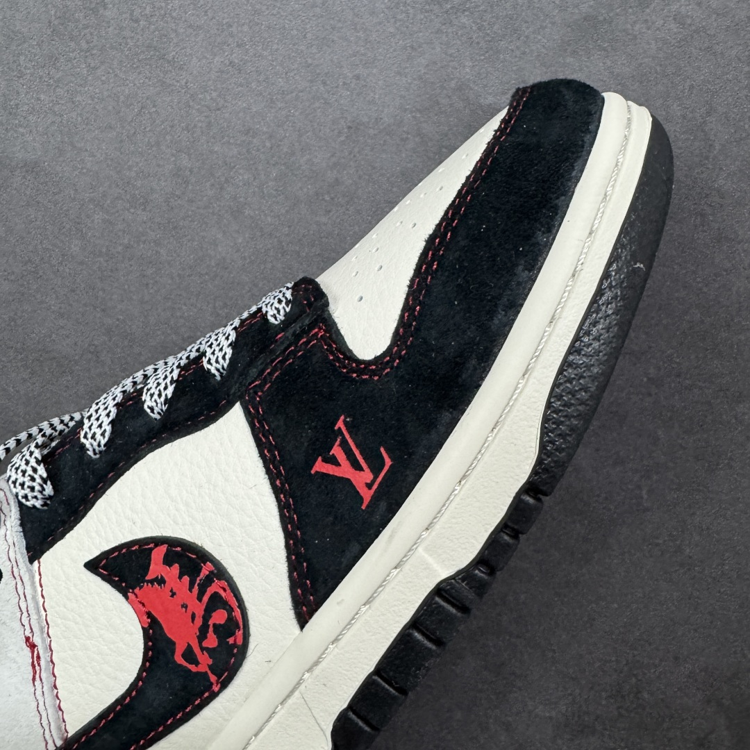 图片[5]-【定制版】Nike Dunk Low Retro 马年限定 周年高端定制 低帮休闲板鞋 #定制鞋盒 大厂纯原品质出货 超高清洁度 皮料切割干净无任何毛边 细节完美 货号：HT5088-655 尺码：36 36.5 37.5 38 38.5 39 40 40.5 41 42 42.5 43 44 44.5 45-选品中心