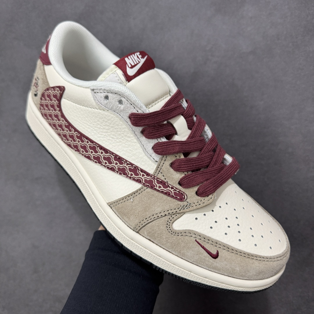 图片[3]-【定制版】Air Jordan 1 Low AJ1 乔1 马年限定 高端定制 低帮倒钩复古篮球鞋  #定制皮料 原厂3D打印 定制鞋盒 原楦原纸板 纯正空军版型 内置全掌气垫 货号：JP2026-159  尺码：36 36.5 37.5 38 38.5 39 40 40.5 41 42 42.5 43 44 44.5 45-选品中心