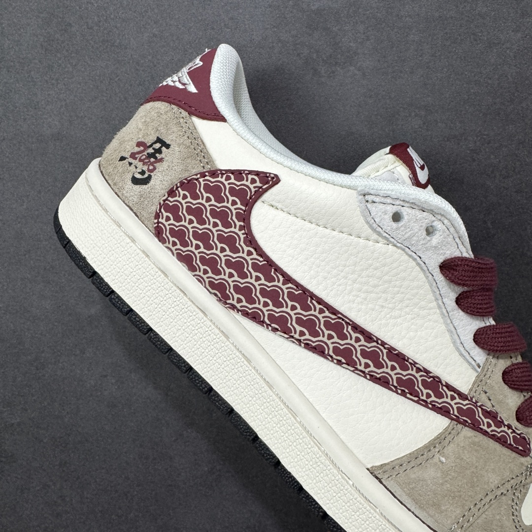 图片[6]-【定制版】Air Jordan 1 Low AJ1 乔1 马年限定 高端定制 低帮倒钩复古篮球鞋  #定制皮料 原厂3D打印 定制鞋盒 原楦原纸板 纯正空军版型 内置全掌气垫 货号：JP2026-159  尺码：36 36.5 37.5 38 38.5 39 40 40.5 41 42 42.5 43 44 44.5 45-选品中心