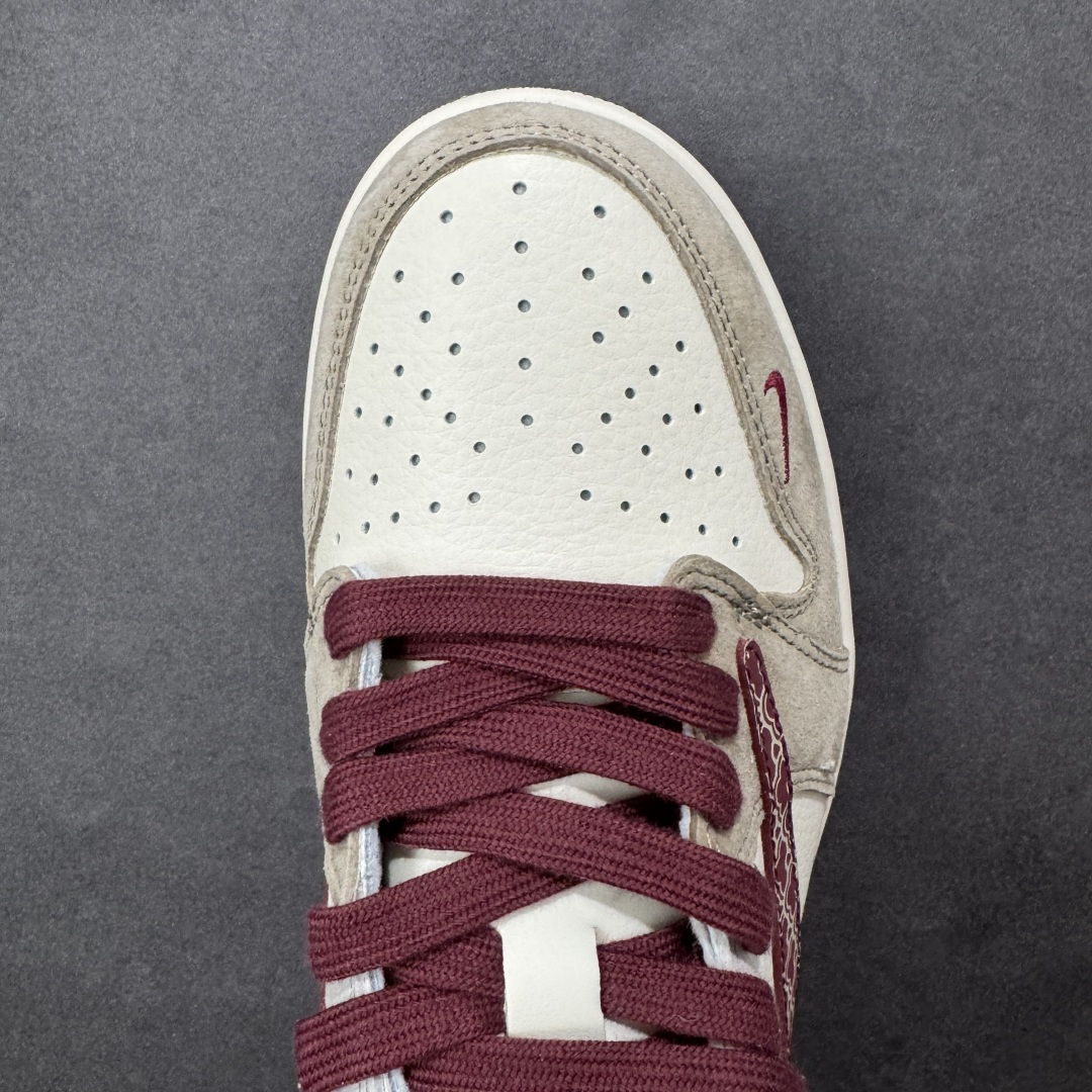 图片[8]-【定制版】Air Jordan 1 Low AJ1 乔1 马年限定 高端定制 低帮倒钩复古篮球鞋  #定制皮料 原厂3D打印 定制鞋盒 原楦原纸板 纯正空军版型 内置全掌气垫 货号：JP2026-159  尺码：36 36.5 37.5 38 38.5 39 40 40.5 41 42 42.5 43 44 44.5 45-选品中心