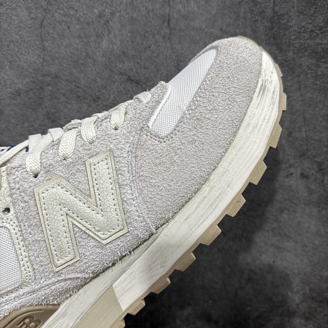 图片[6]-【公司级】New Balance NB 574米白色 复古运动跑步鞋 采用猪巴革组合网织物鞋面材质 全新4层组合独立私模大底 货号：U574LGRS 尺码：36 36.5 37.5 38 38.5 39 40 40.5 41.5 42 42.5 43 44 45-选品中心