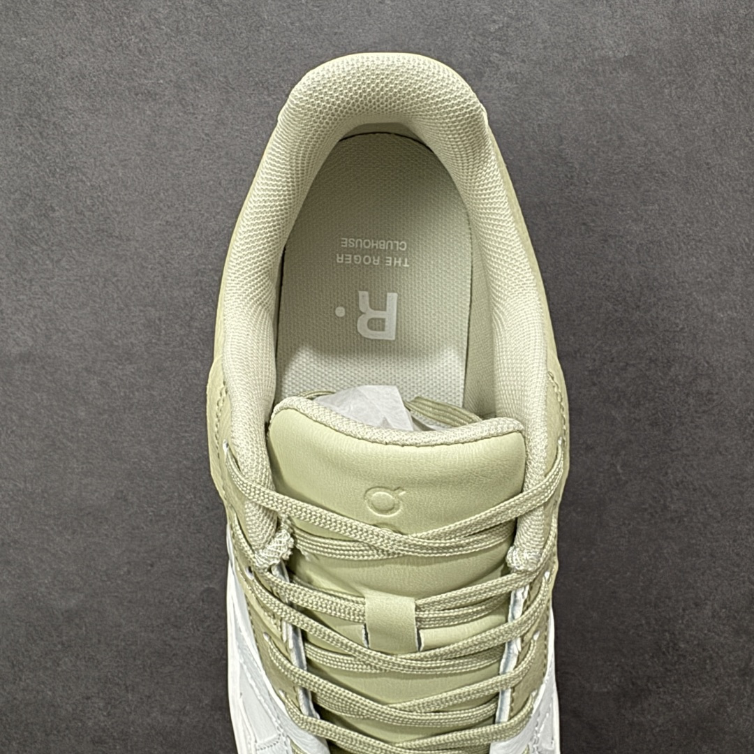 图片[7]-【公司级】THE Roger Clubhouse 费德勒 x On 昂跑 减震舒适复古休闲运动板鞋 #鞋款以网球为灵感的运动休闲鞋，大胆的复古外观与革新科技融合，助力运动生活的活力探索，让你尽享全天候舒适；多层叠加的环保人造皮革打造富有质感的鞋面，结合缝线、透气孔细节，体现恰到好处的复古美学。多款配色打破网球场的固有规则，带来焕然一新的视觉享受。 尺码：36-45 货号：3MF10544880-选品中心
