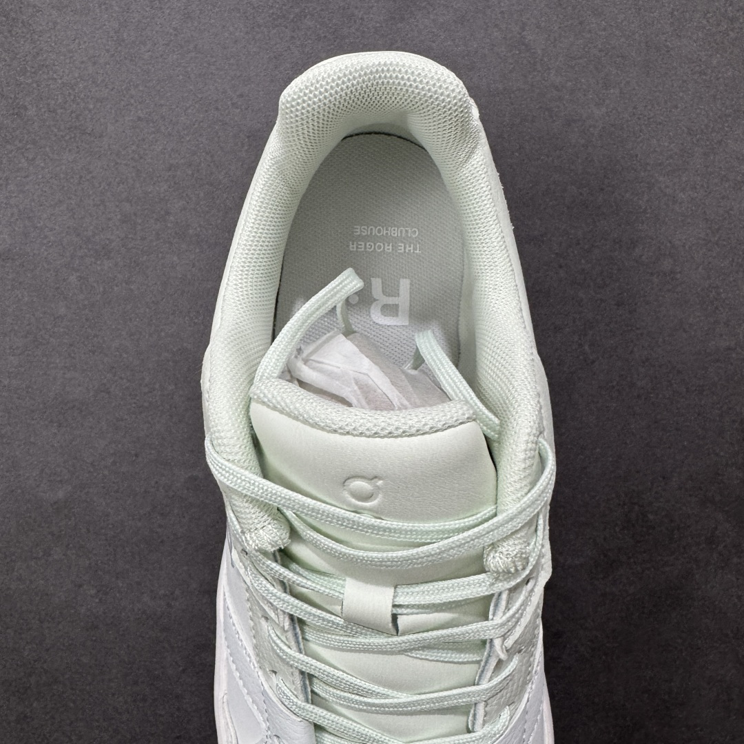 图片[7]-【公司级】THE Roger Clubhouse 费德勒 x On 昂跑 减震舒适复古休闲运动板鞋 #鞋款以网球为灵感的运动休闲鞋，大胆的复古外观与革新科技融合，助力运动生活的活力探索，让你尽享全天候舒适；多层叠加的环保人造皮革打造富有质感的鞋面，结合缝线、透气孔细节，体现恰到好处的复古美学。多款配色打破网球场的固有规则，带来焕然一新的视觉享受。 尺码：36-45 货号：3WF10434768-选品中心