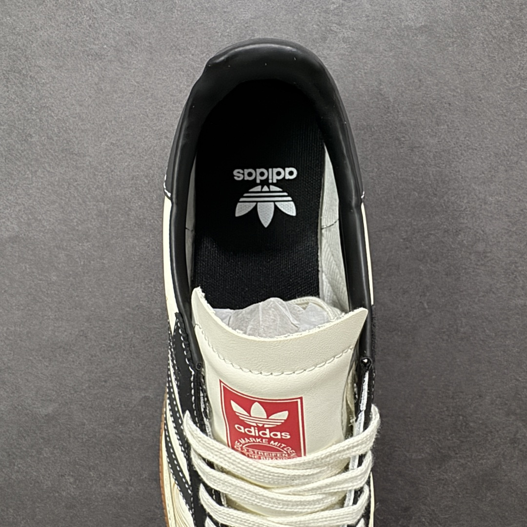 图片[7]-【定制版】2026马年限定新款定制Adidas Originals Handball Spezial ‘DIY‘定制系列 阿迪达斯 三叶草百搭低帮休闲运动板鞋 原装头层材料 用料绝不含糊 独家版型蒸餾加工帶來的是更好的视觉和脚感体验 清洁度 电绣工艺 皮料切割干净无任何毛边 细节完美 货号：JJ2622 尺码：36 36.5 37 38 38.5 39 40 40.5 41 42 42.5 43 44 45-选品中心