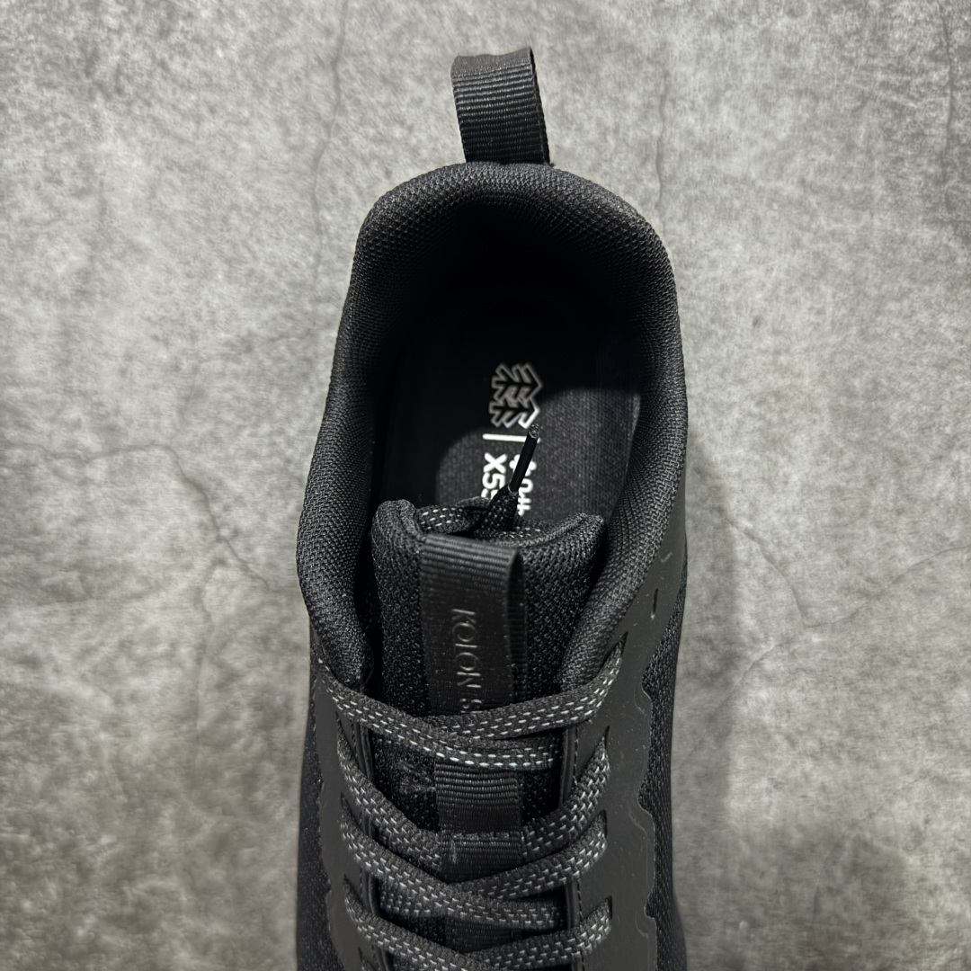 图片[8]-【莞产版本】可隆KOLON SPORT Skyler 2 舒适柔软 防水支撑轻便回弹 低帮 徒步鞋 黑色 脚感软到像踩云朵☁️—鞋面柔软贴合脚型，走石子路也不硌脚；防滑V黄金大底纹路深似锯齿，泥地、陡坡都稳稳拿捏，下雨天也不怕打滑。黑色耐脏又百搭，日常穿去上班是低调质感，进山徒步是可靠装备，从城市到山野，一双鞋承包所有 “出走计划” 尺码：39-45 无半码-选品中心