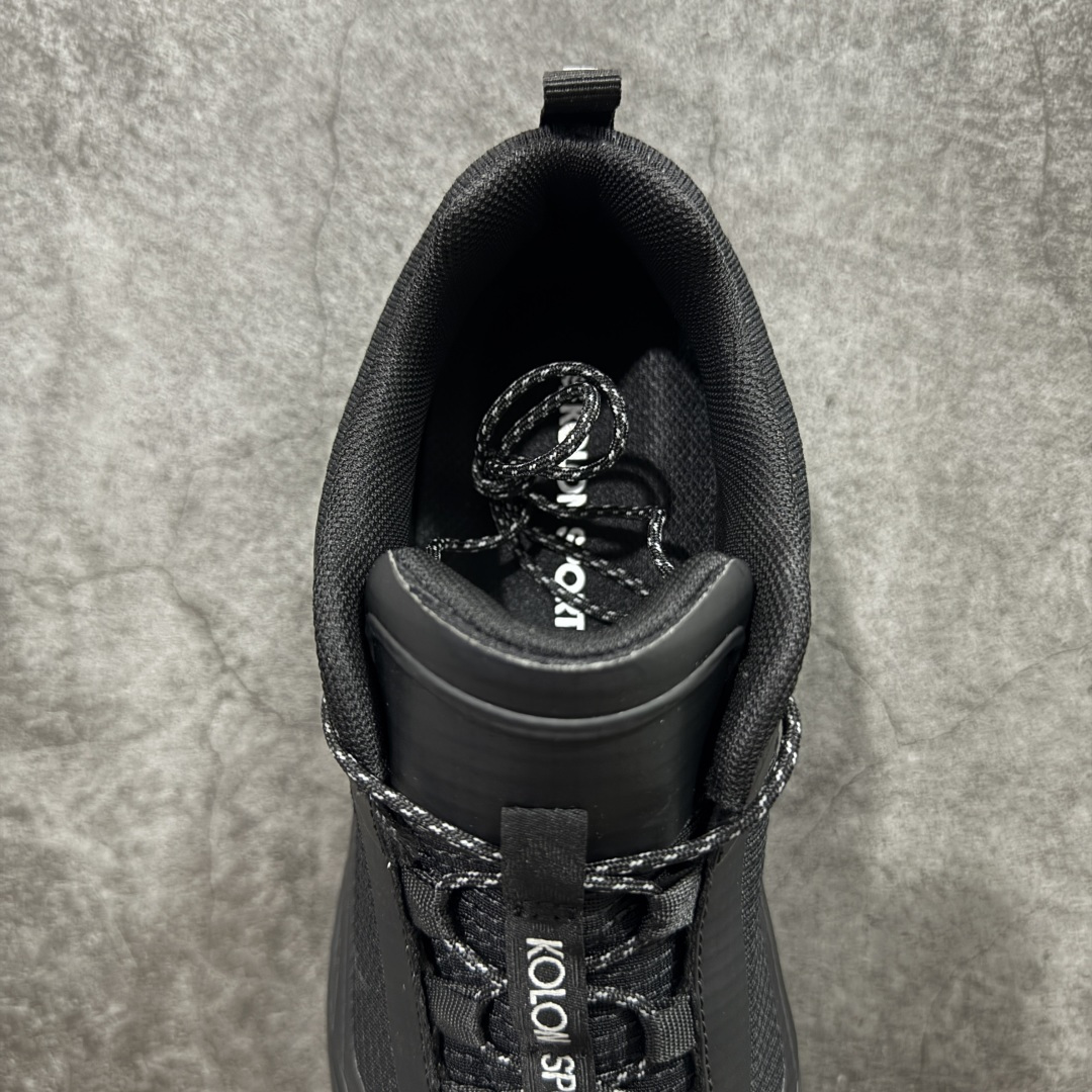 图片[8]-【正确版】可隆KOLON SPORT Skyler 2 舒适柔软 防水支撑轻便回弹 低帮 徒步鞋 黑色 脚感软到像踩云朵☁️—鞋面柔软贴合脚型，走石子路也不硌脚；防滑V黄金大底纹路深似锯齿，泥地、陡坡都稳稳拿捏，下雨天也不怕打滑。黑色耐脏又百搭，日常穿去上班是低调质感，进山徒步是可靠装备，从城市到山野，一双鞋承包所有 “出走计划” 尺码：39-45无半码-选品中心