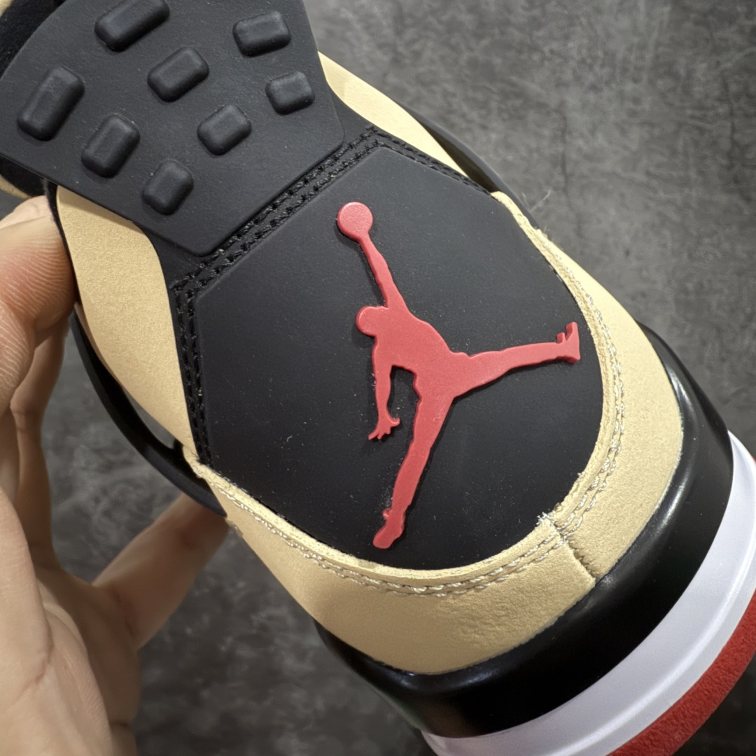 图片[2]-【纯原KZ版】Air Jordan AJ4 Retro 卡其黑 工厂全新出货 全新品质 原来的货都没了 懂得都懂 原楦原纸板同源开发 完美呈现乔4的版型 内侧正确双色网格 还原细节 正确气垫颜色 正确网格工艺 正确拉帮工艺 全鞋原装材料制作 原档案原模具打造 货号：IH2094 200 尺码：36-48.5-选品中心