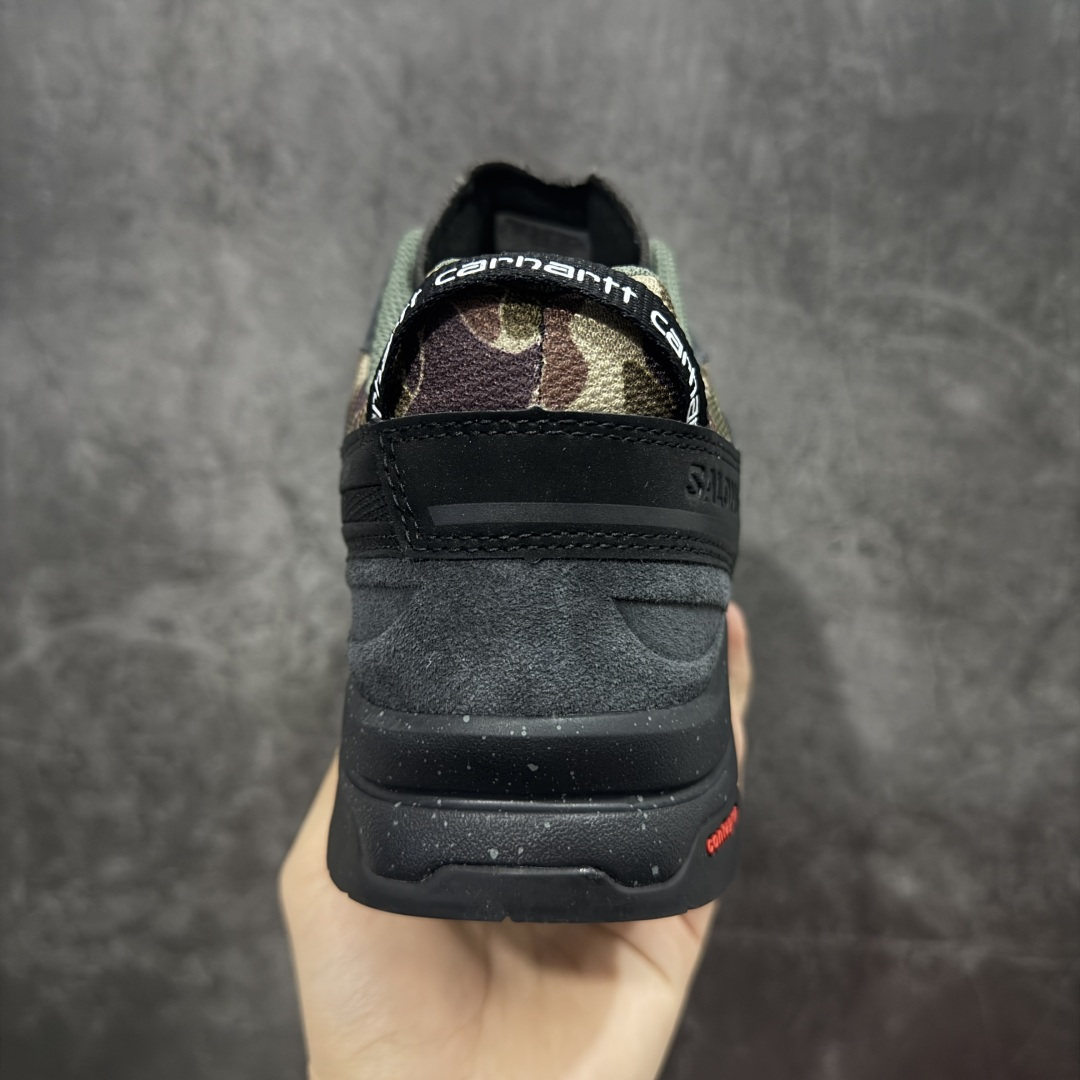 图片[4]-【GX纯原】SALOMON萨洛蒙 X-ALP Carhartt WIP 舒适贴合 登山徒步鞋 男女同款 黑色 491655 原版购入开发 做货 这款由MM6全新演绎的X-AIp专注于其空气动力学的外观上，标志性白色与奶油色带来都市风格 鞋舌上的MM6 数字标志就像一枚手工印章，与SALOMON大胆而高科技的LOGO相得益彰 另一双则以纯粹的黑色打造，突出富质感的细节，标志性运动鞋被提炼为新的都市经典 为 SALOMON带来静谧气息 配送专柜精美包装 面料： 原版进口牛皮+透气网面 内里：原版进口透气网里 鞋底：原版开模防滑橡胶大底 底厚：4CM 尺码： 36 36.5 37.5 38 38.5 39 40 440.5 41 42 42.5 43 44 44.5 45 46-选品中心