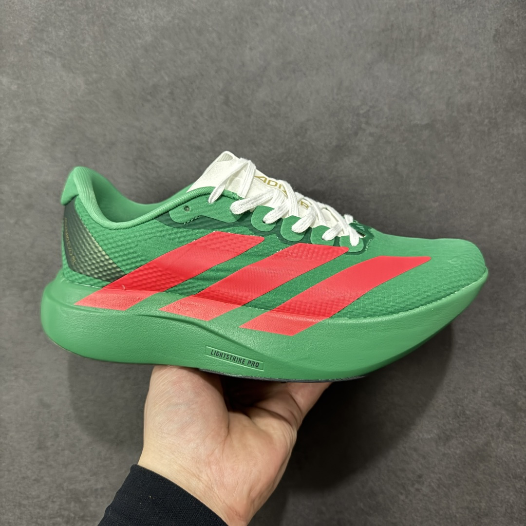 【公司级】Adidas Adizero Evo SL 2 阿迪超轻透气缓震跑鞋 #以令人难以置信的138克重量，刷新了跑鞋轻量化的记录，阿迪在材料科学和工艺技术上的深厚积累。 #全新鞋款采用Lightweight Upper材料，让穿着者几乎能够体验到一种\