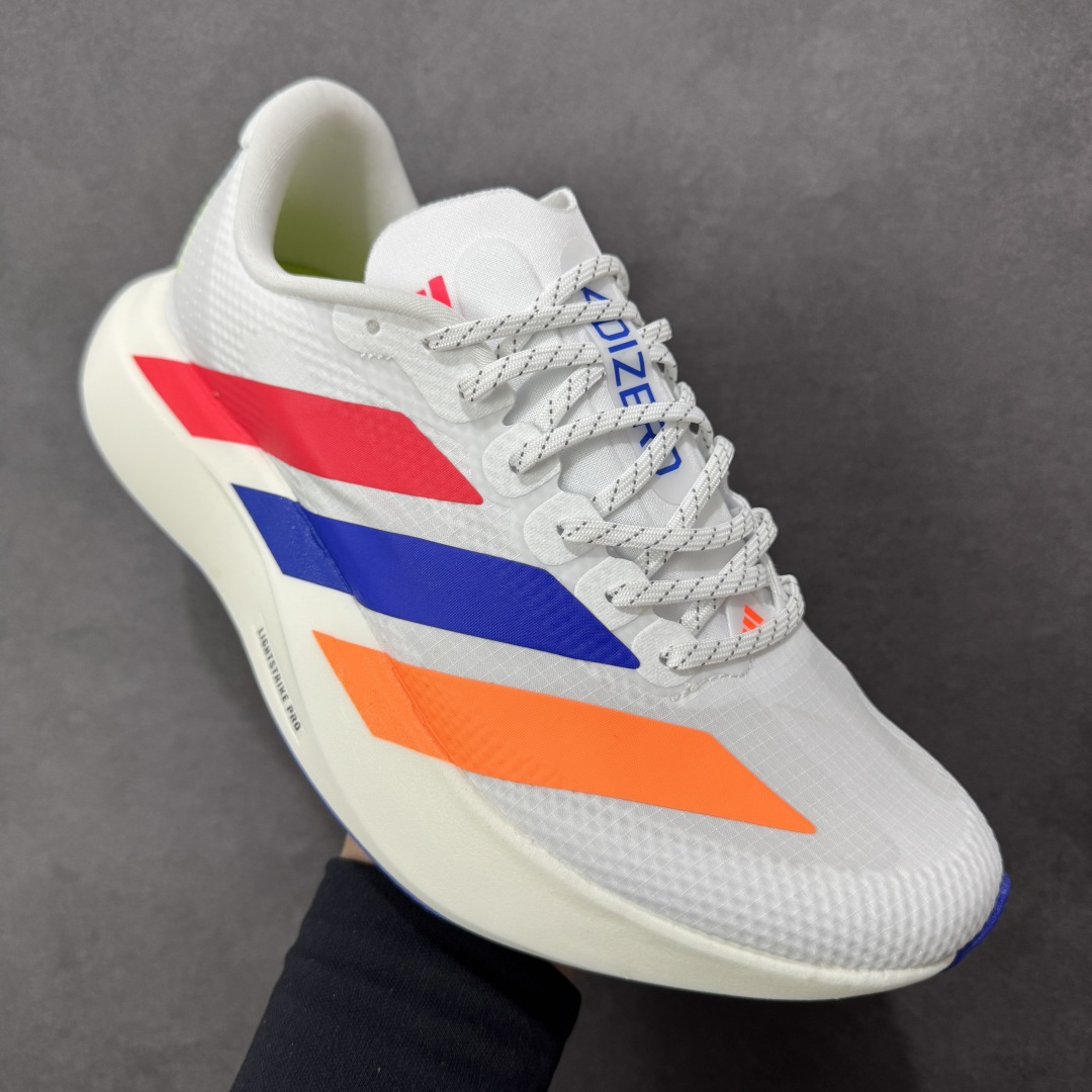 图片[3]-【公司级】Adidas Adizero Evo SL 2 阿迪超轻透气缓震跑鞋 #以令人难以置信的138克重量，刷新了跑鞋轻量化的记录，阿迪在材料科学和工艺技术上的深厚积累。 #全新鞋款采用Lightweight Upper材料，让穿着者几乎能够体验到一种\”裸足\”的感觉 货号： KI4454 尺码：36 36.5 37 38 38.5 39 40 40.5 41 42 42.5 43 44 44.5 45-选品中心