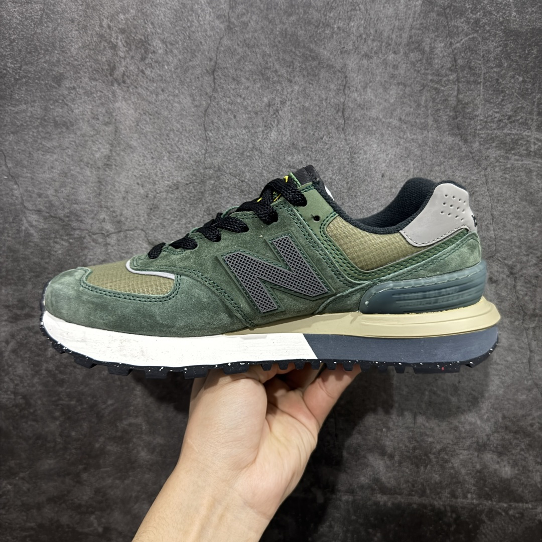 图片[2]-【公司级】New Balance NB 574 x 石头岛 复古运动跑步鞋 采用猪巴革组合网织物鞋面材质 全新4层组合独立私模大底 货号：U574LGIL 尺码：36 36.5 37.5 38 38.5 39 40 40.5 41.5 42 42.5 43 44 45-选品中心