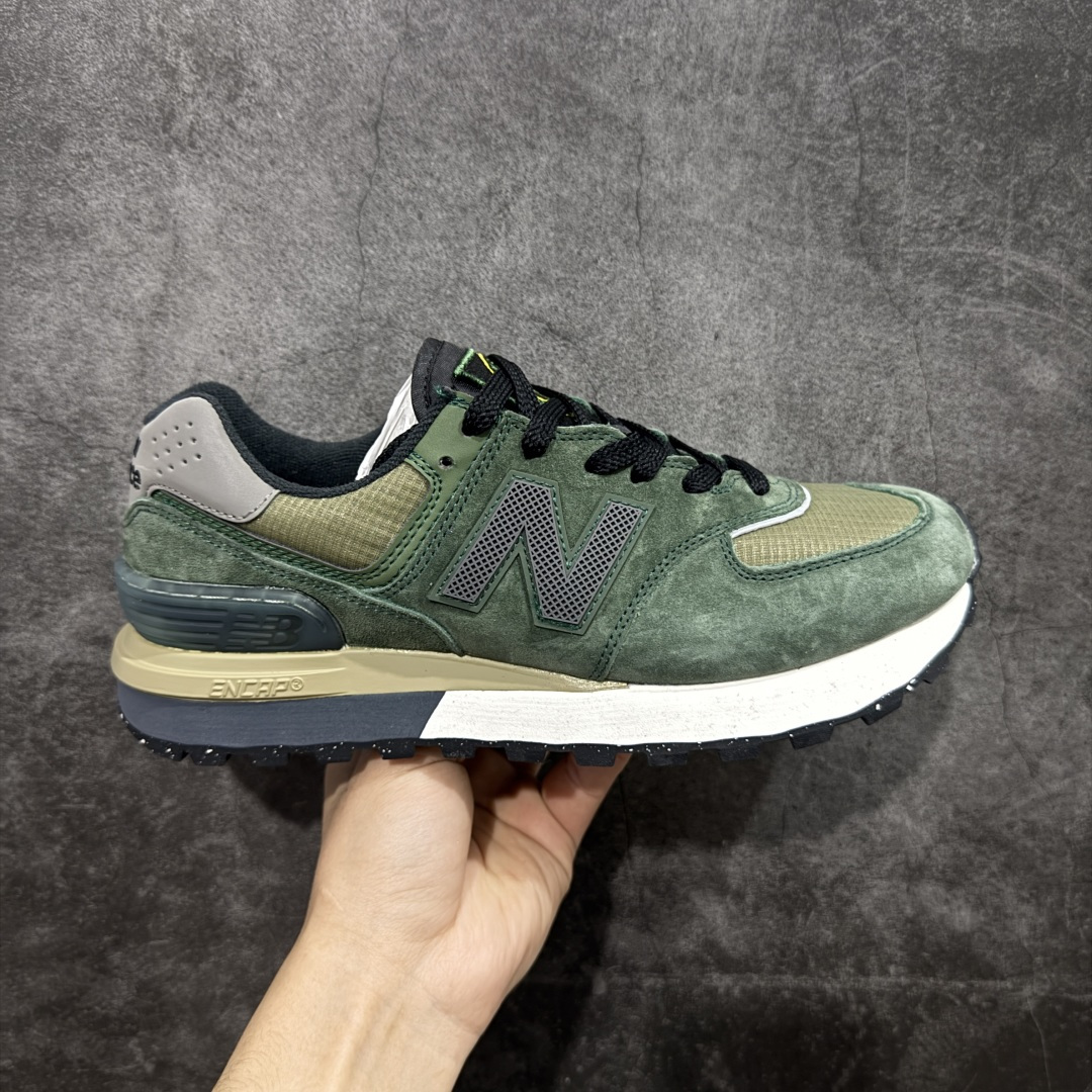 【公司级】New Balance NB 574 x 石头岛 复古运动跑步鞋 采用猪巴革组合网织物鞋面材质 全新4层组合独立私模大底 货号：U574LGIL 尺码：36 36.5 37.5 38 38.5 39 40 40.5 41.5 42 42.5 43 44 45-选品中心