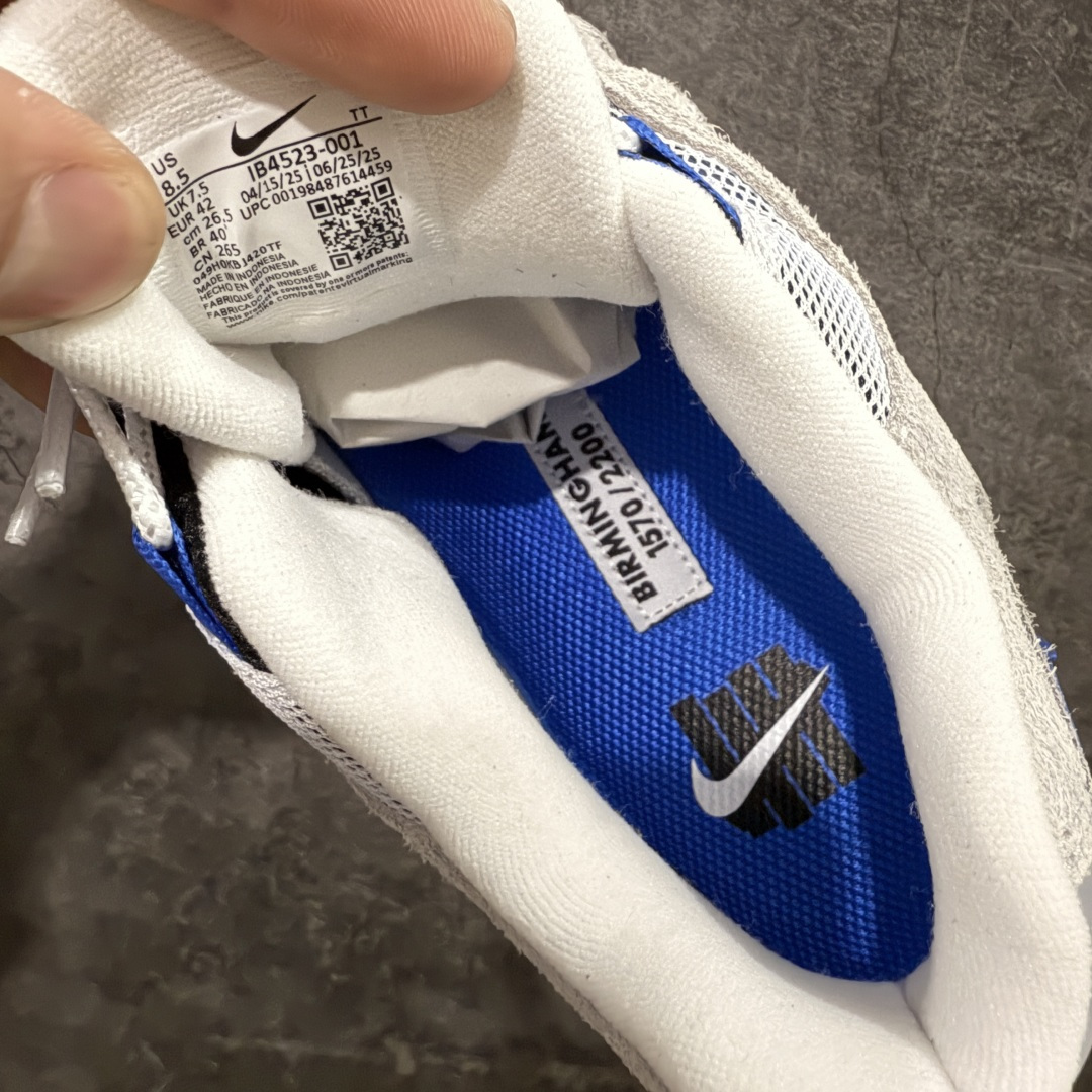 图片[6]-【GX纯原】UNDEFEATED x Nike Air Max 95 OG Big Bubble 灰蓝 货号：IB4523-001 外贸顶级专供 区别先行版 全部配色原鞋原尺码开发生产 极致还原 全部原厂材料一比一打造 一眼ZP既视感 欢迎对比市场版本 尺码：40 40.5 41 42 42.5 43 44 44.5 45 46 46.5 47.5 48 48.5-选品中心