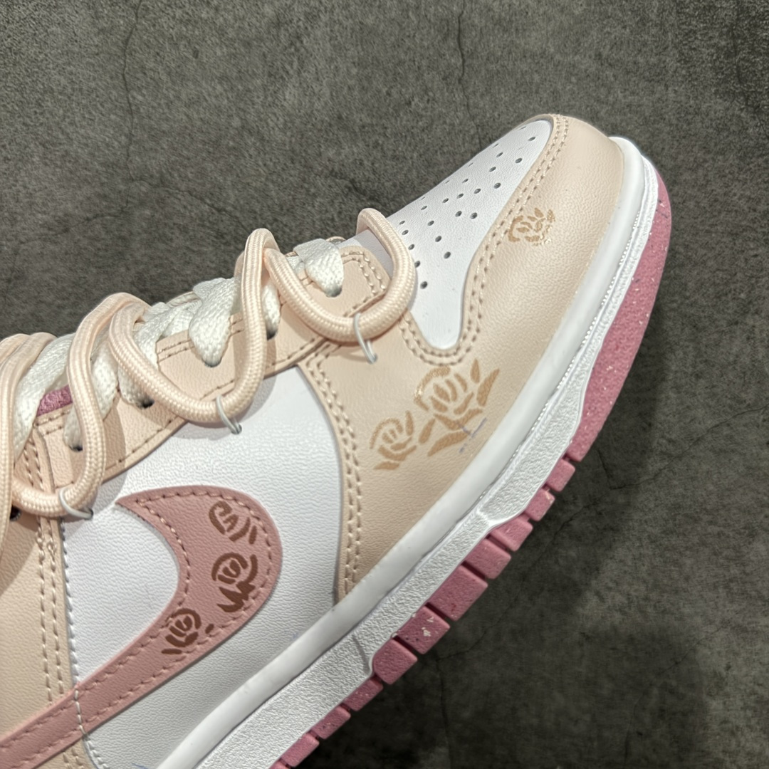 图片[6]-【YC纯原】 NK Dunk Low低帮定制配色蜜语玫瑰 粉白 货号：DD1873 112 尺码：35.5 36 36.5 37 37.5 38 38.5 39 40-选品中心